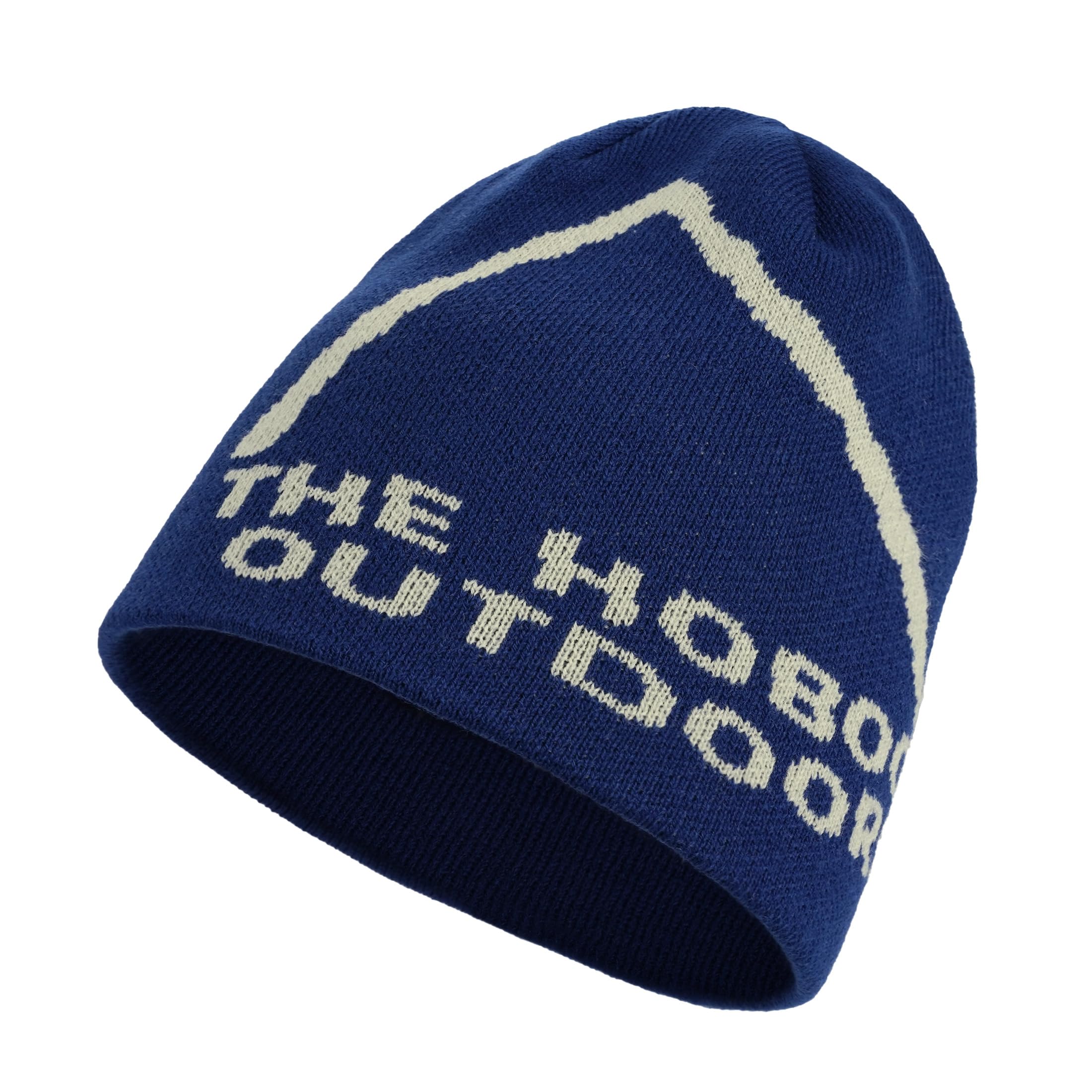 CLAPE Y2K Graphic Beanie Hat for Men Winter Windproof Warm Outdoor Hunting Ski Knitted Hat Cuff Skull Cap