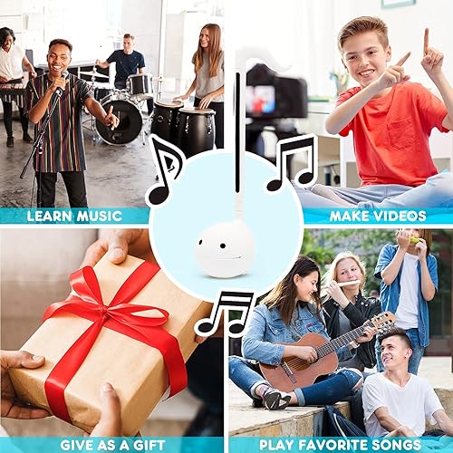 Miniatura 4 de Otamatone White Electronic Musical Instrument Portable Synthesizer Collector's Set Regular + Deluxe Kirby - 2 Pc Set