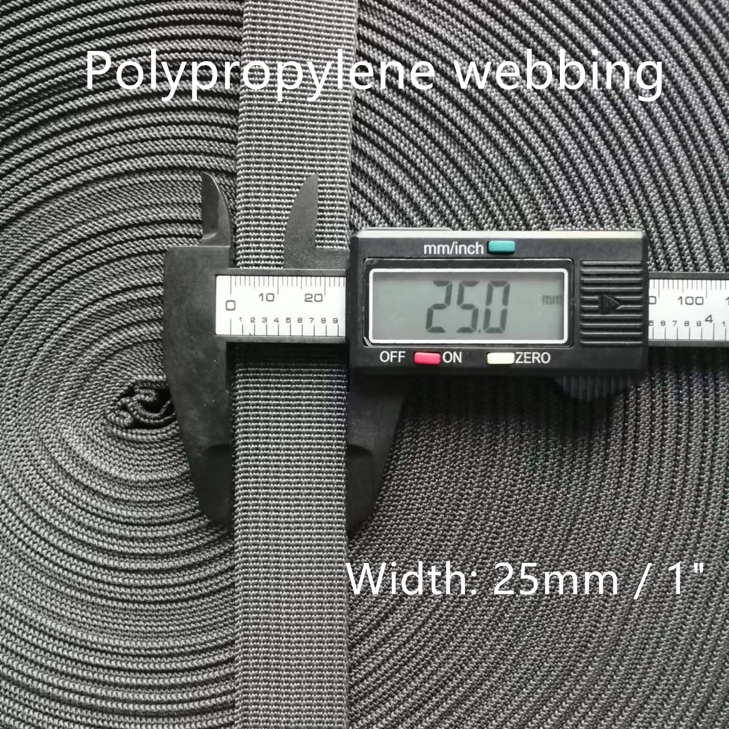 Taśma polipropylenowa, taśma 25 mm wielokolorowa 5-50 jardów(Light Gray,20 yard)