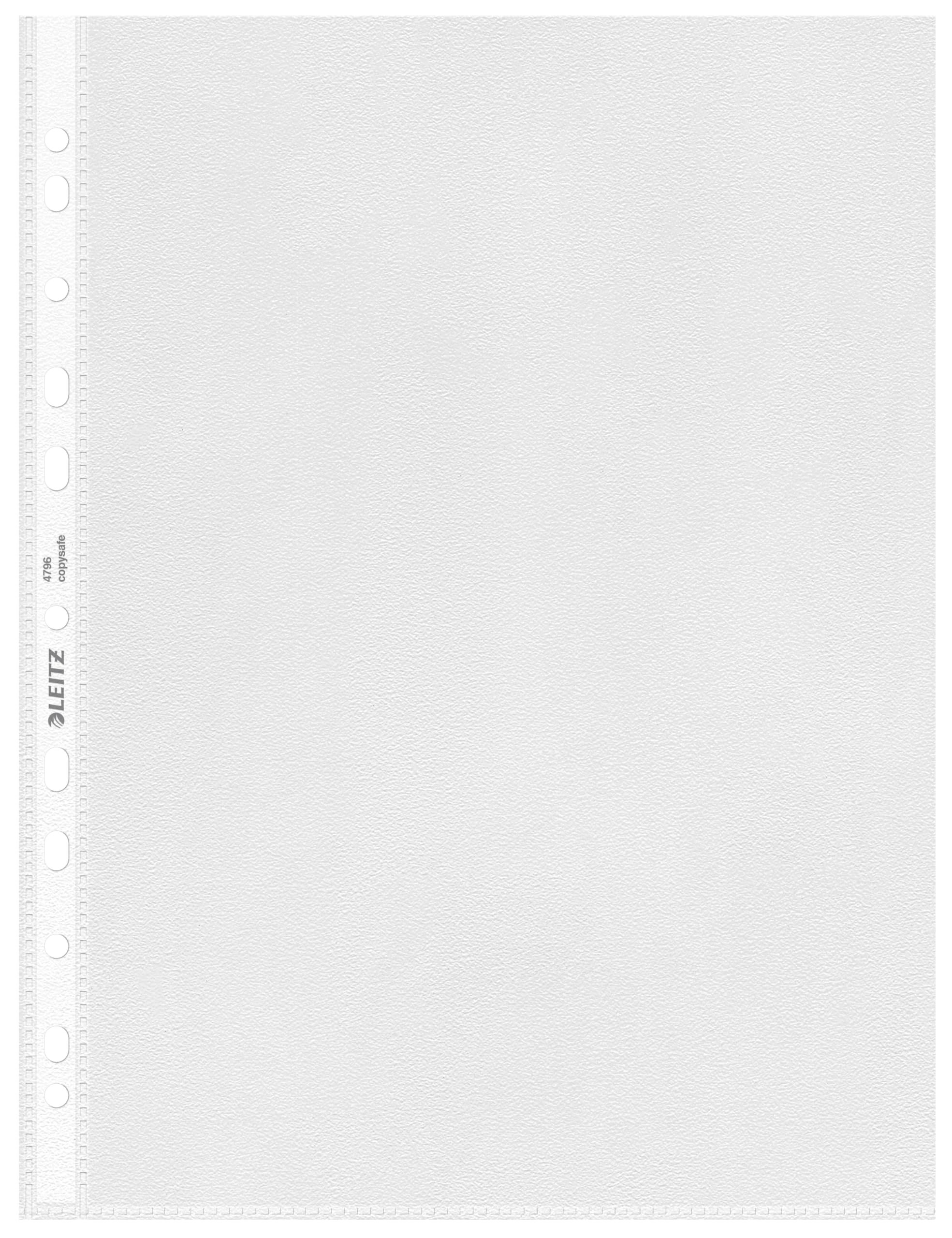 Esselte Leitz Standard, Document Wallet A4 Grained Polypropylene Clear