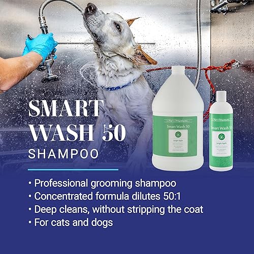 Miniatura 2 de Chris Christensen SmartWash 50 Jungle Apple Ultra Concentrated Dog Shampoo Makes up to 50 Bottles Groom Like a Professional Delightfully Fragranced