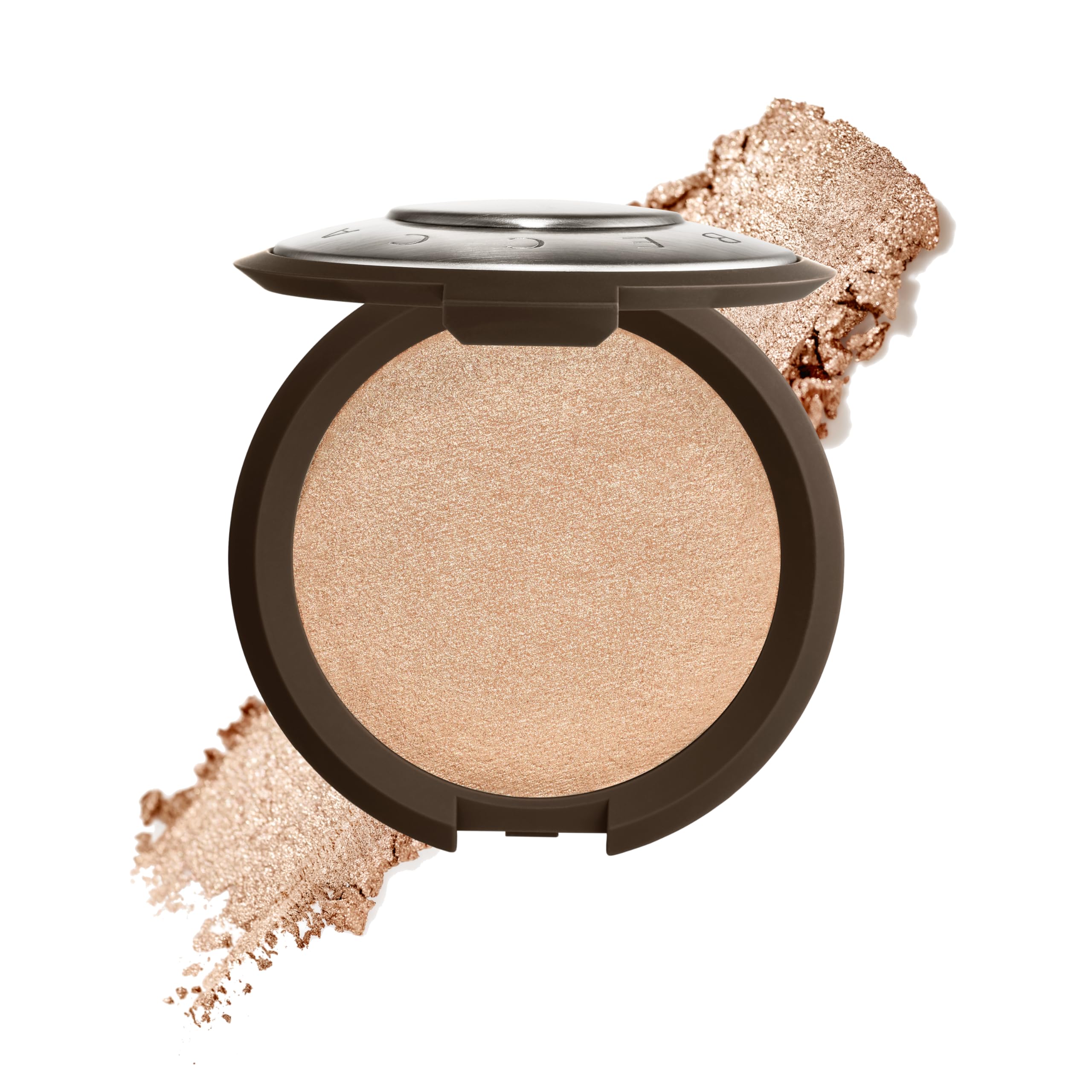 Smashbox X BECCA Shimmering Skin Perfector Pressed Highlighter | Creamy Formula that Melts into Skin for a Natural, Radiant, Glow-Boosting Highlight