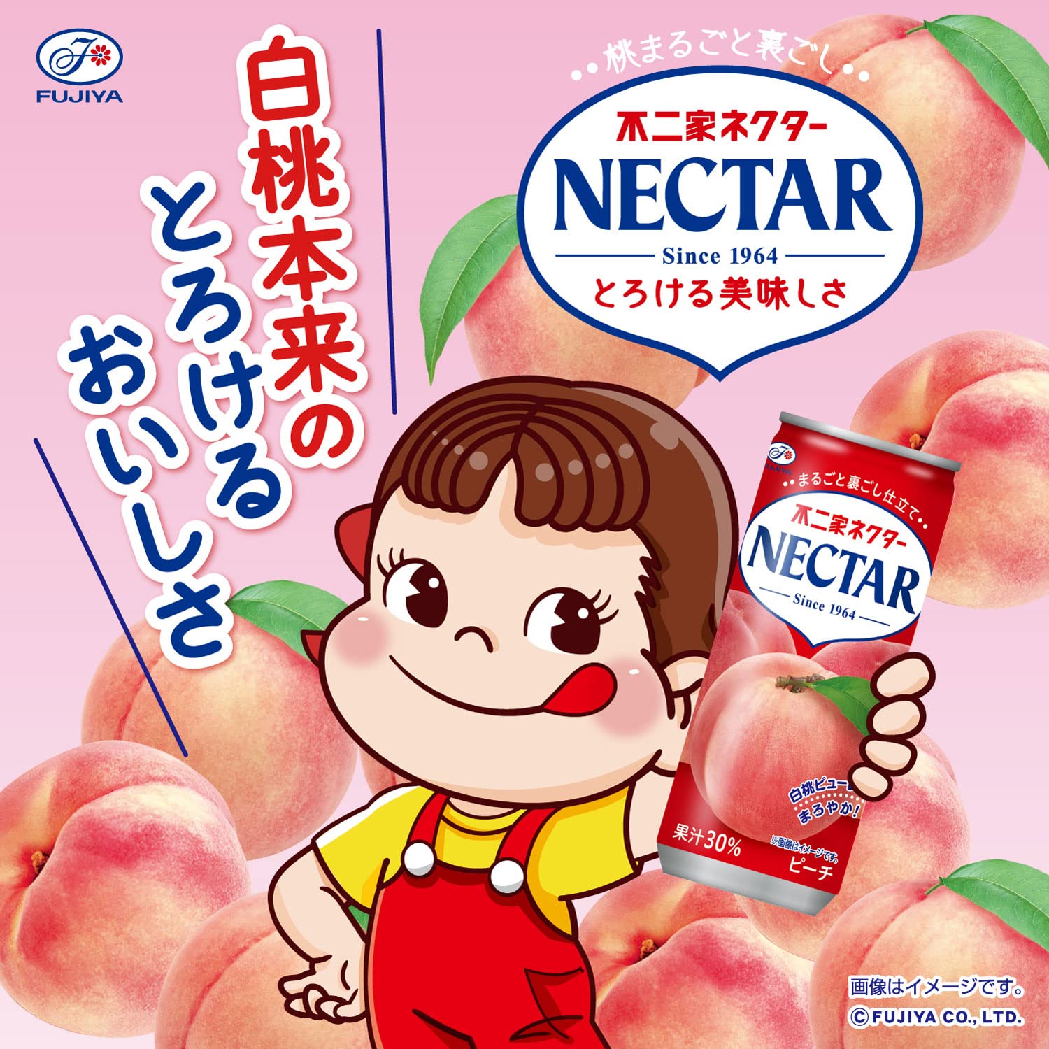 Amazon.co.jp: Fujiya Nectar, Peach Can, 8.8 oz (250 g) x 30