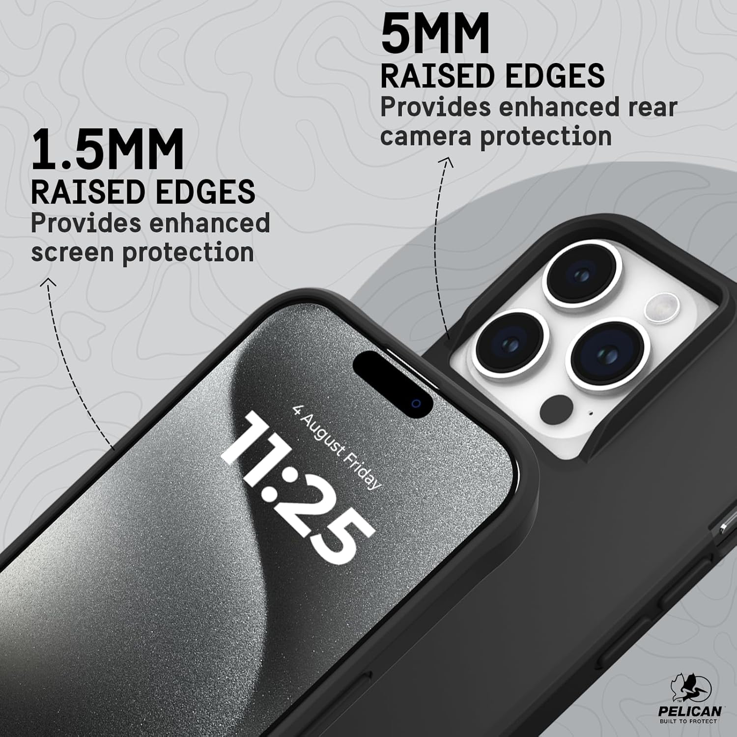 Pelican Ranger Series - iPhone 15 Pro Case 6.1" [Compatible with MagSafe] Magnetic Phone Case with Anti-Scratch Tech [12ft MIL-Grade Drop Protection] Slim Protective Cover for iPhone 15 Pro - Black - Image 7