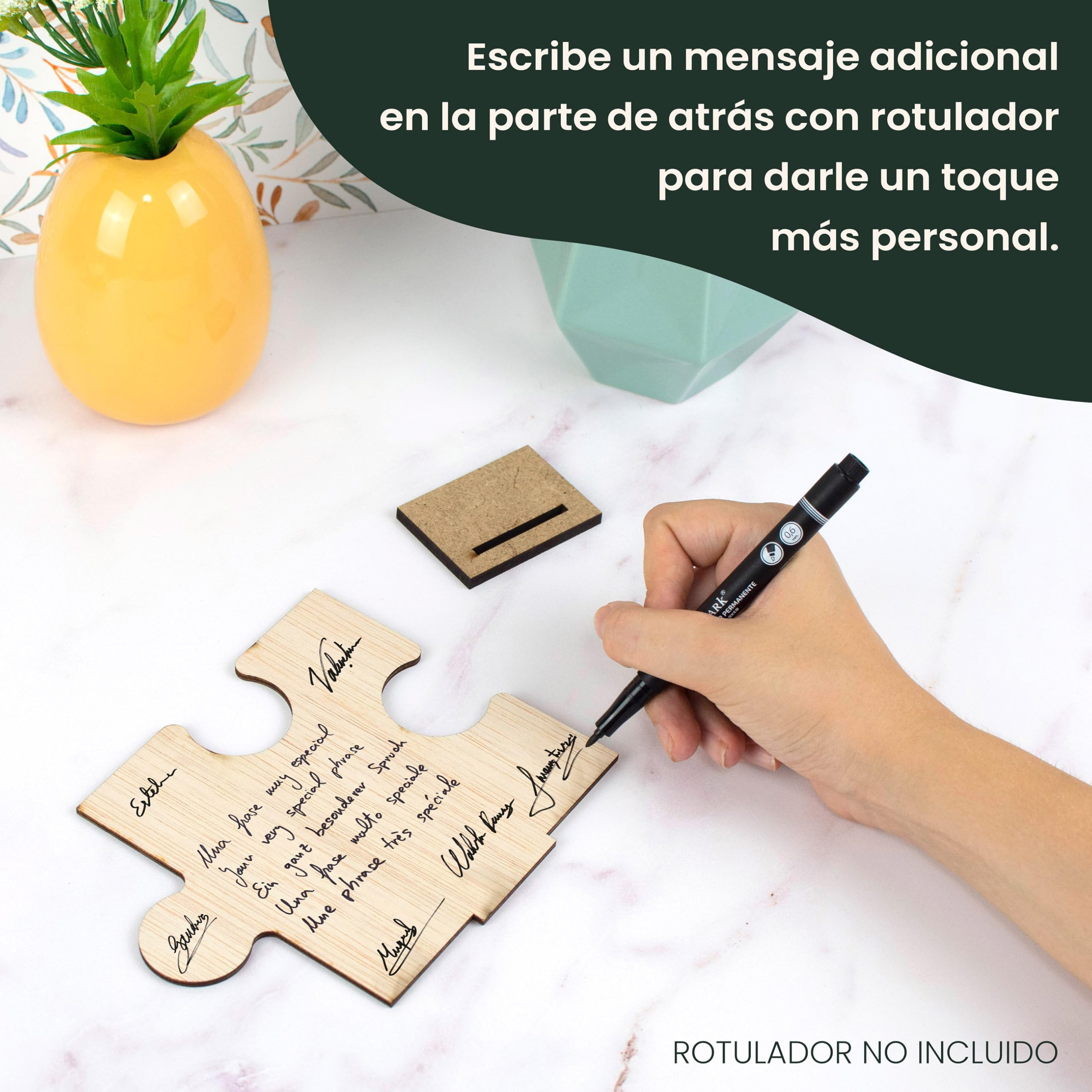 CONTRAXT Tarjeta regalo de despedida madera. Tarjeta detalle regalo original despedida compañeros trabajo profesores maestras jefes fin de curso graduaciones amigas que se van (Despedida)