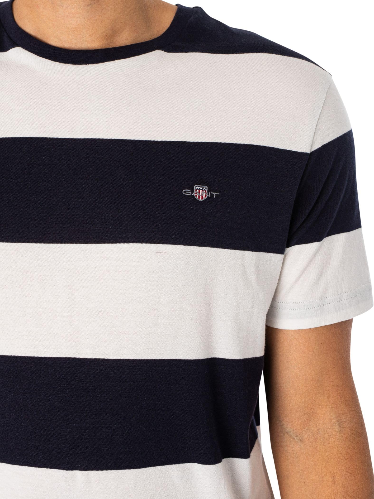 GANT Herren Bar Stripe Ss T-Shirt