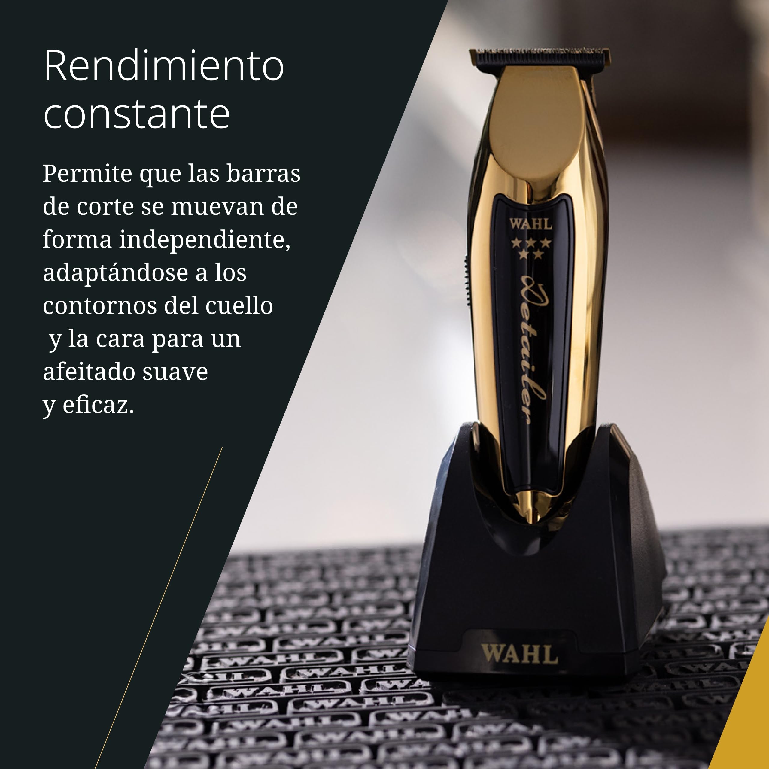Wahl Gold Cordless Detailer Li - Cortapelos con Cuchilla en T