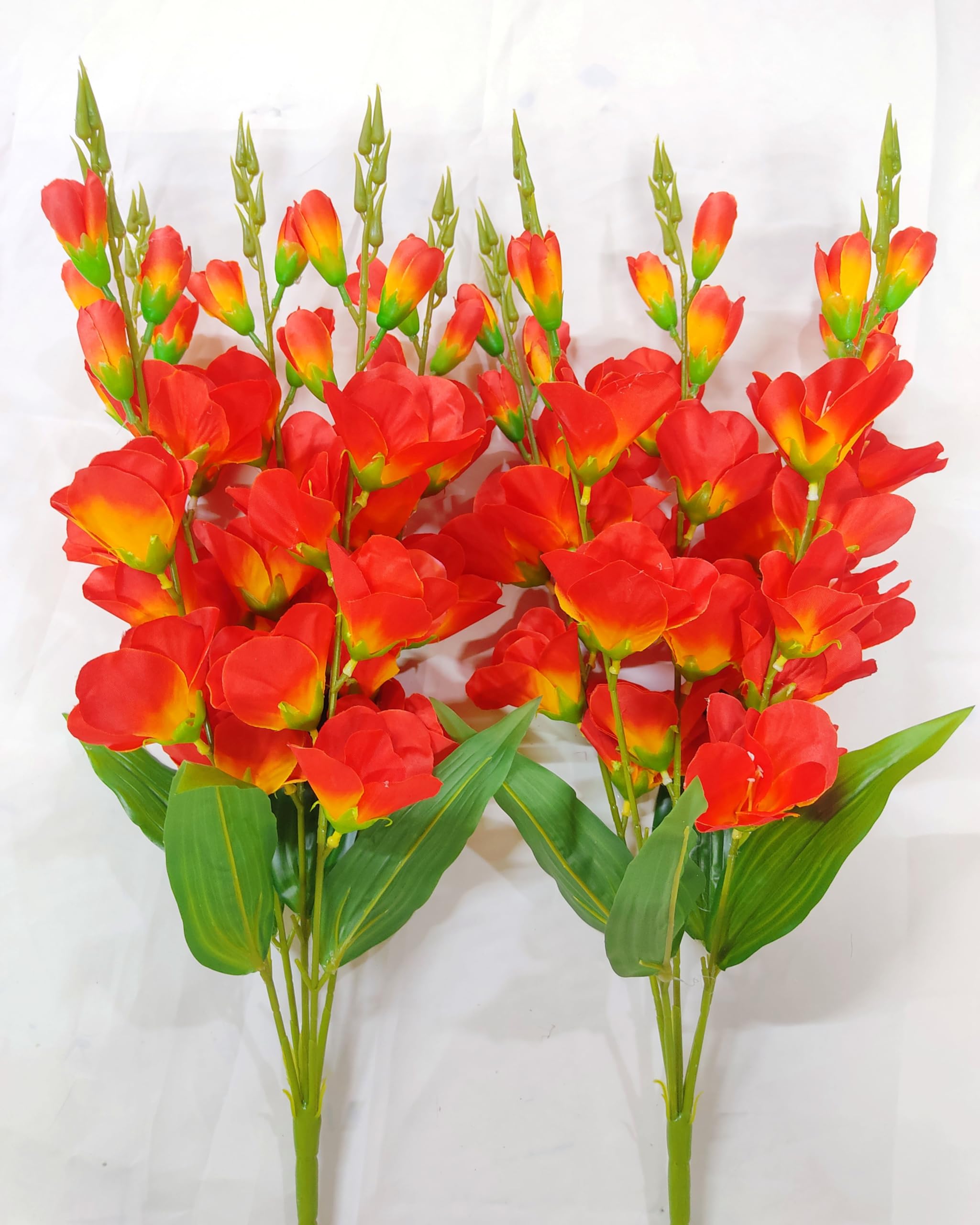 SAF Artificial Gladiolus Flower Bunch (60cm Long, Yellow) Lo -16 SAF Artificial Gladiolus Flower Bunch (60cm Long, Yellow) Lo -16