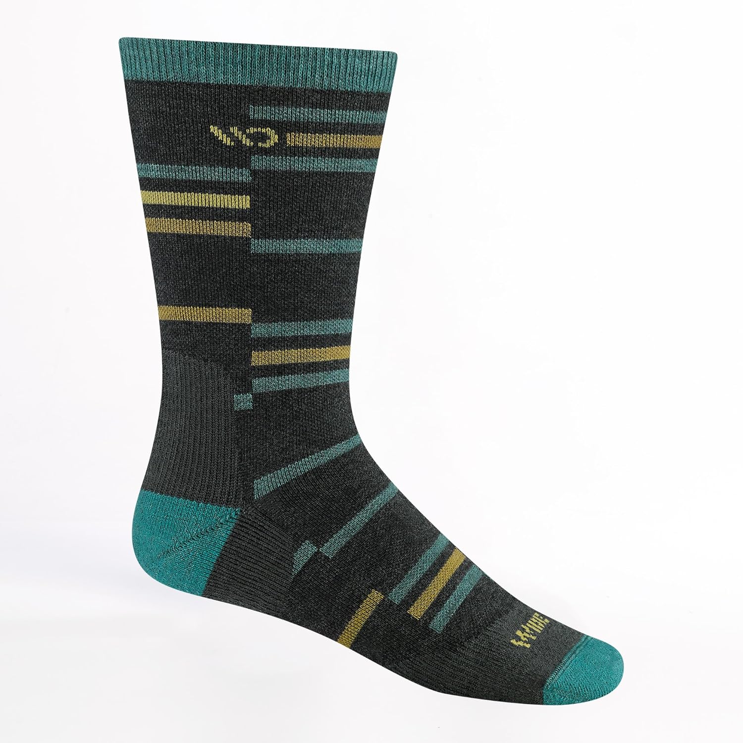 Wide Open Crew Socks for Men Merino Wool Midweight
