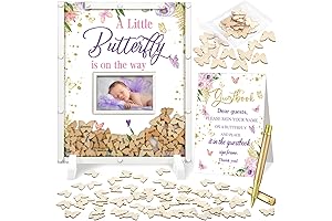 Thyle Butterfly Baby Shower Guest Book