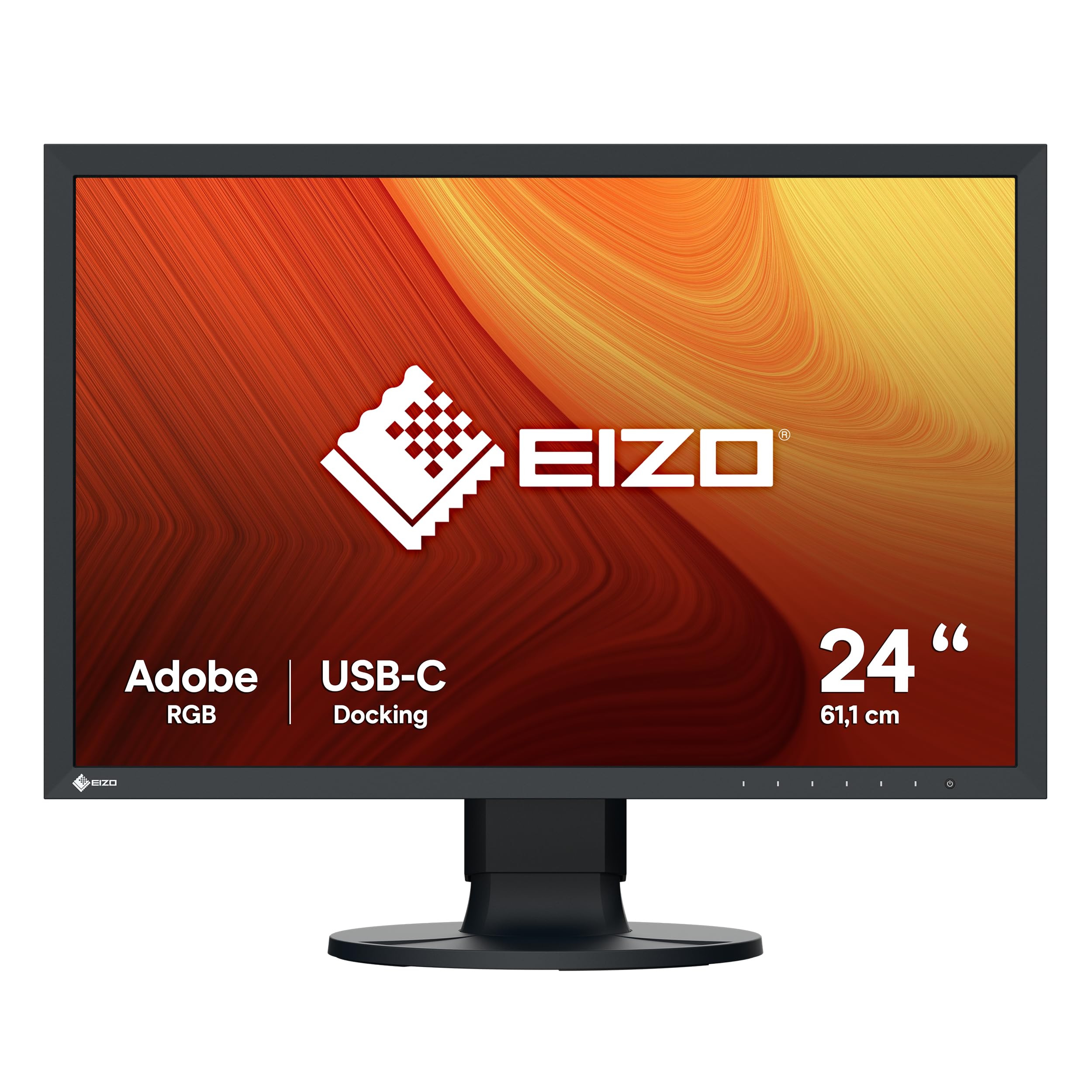 EIZO ColorEdge CS2400S Moniteur Graphique 61,1 cm (24,1") (HDMI, hub USB, USB-C, commutateur KVM, DisplayPort, 1920 x 1200, 99% Adobe RGB, 95% DCI-P3) Noir