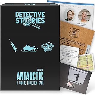 iDventure Detective Stories: Antarctic Fatale - Crime escape room game (1-6+ players) - Escape crime game for adults and teenagers - Cold case files for everyone