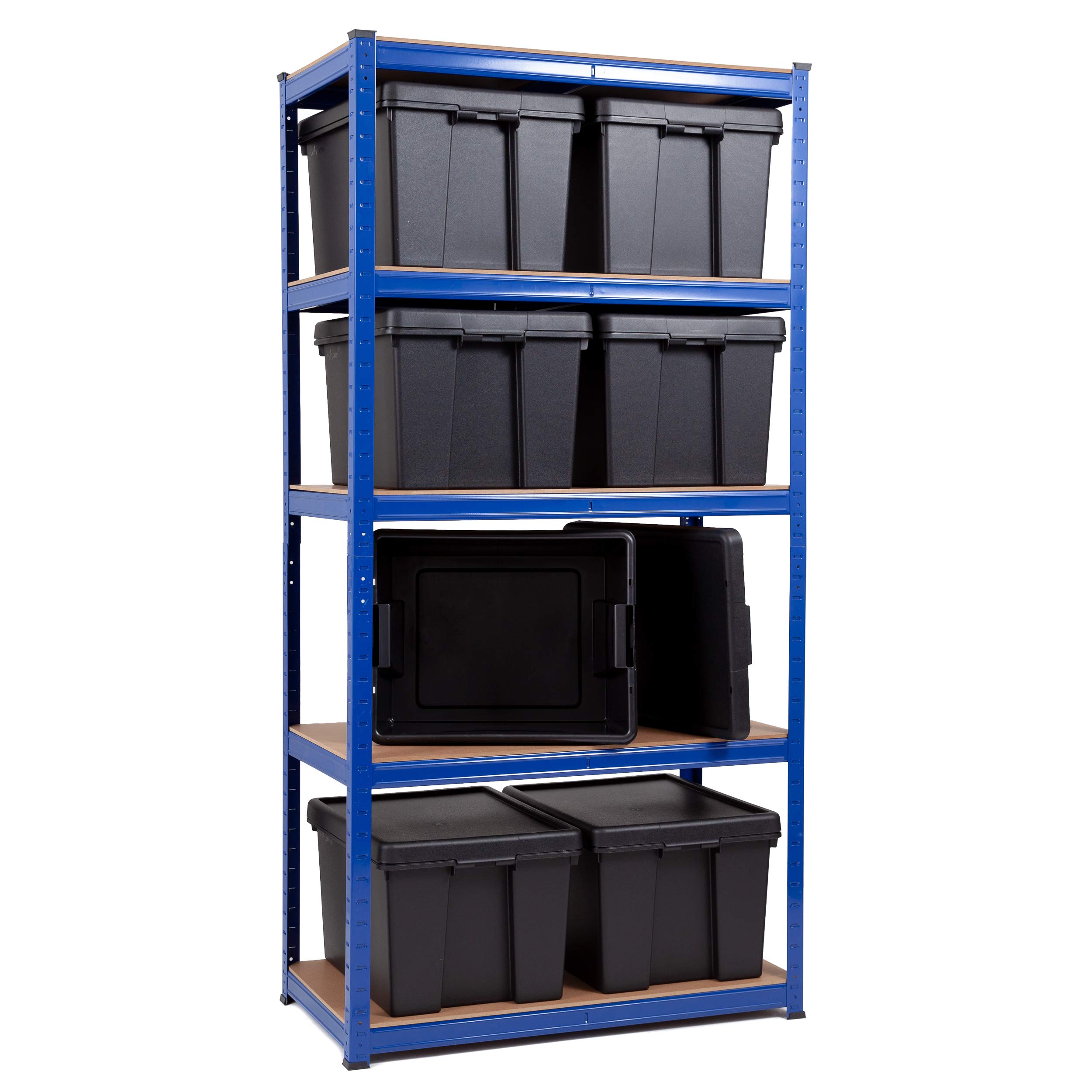 5 X Heavy Duty Steel Shelving Garage Racking Unit (5 Levels 1800mmH X - View #8