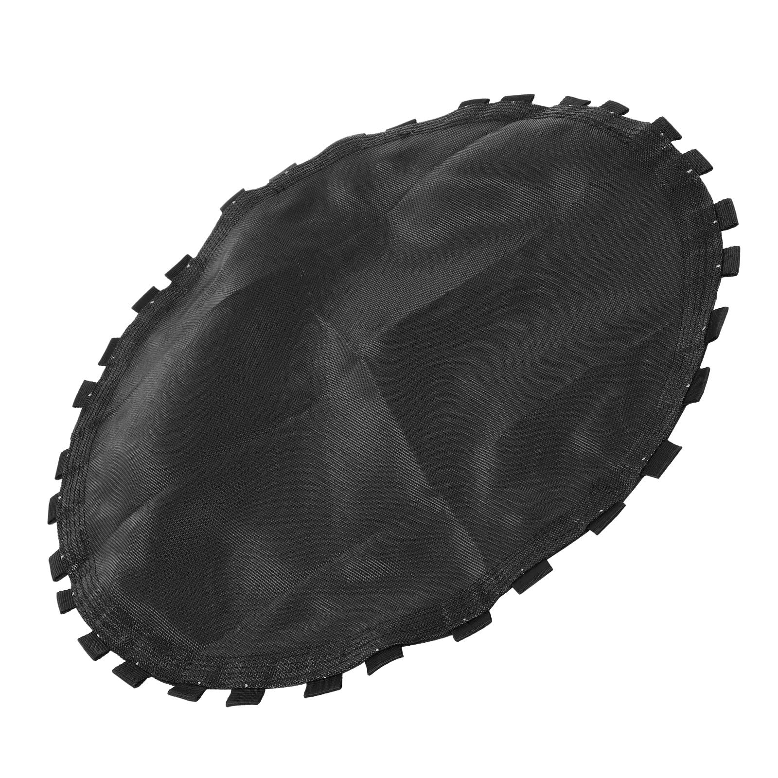 BESTonZON Trampoline Replacement Mat 38 Inch Round Mesh Jumping Cushion Black Trampoline Accessory Pad for Home Use Compatible with 32-Spring Frames