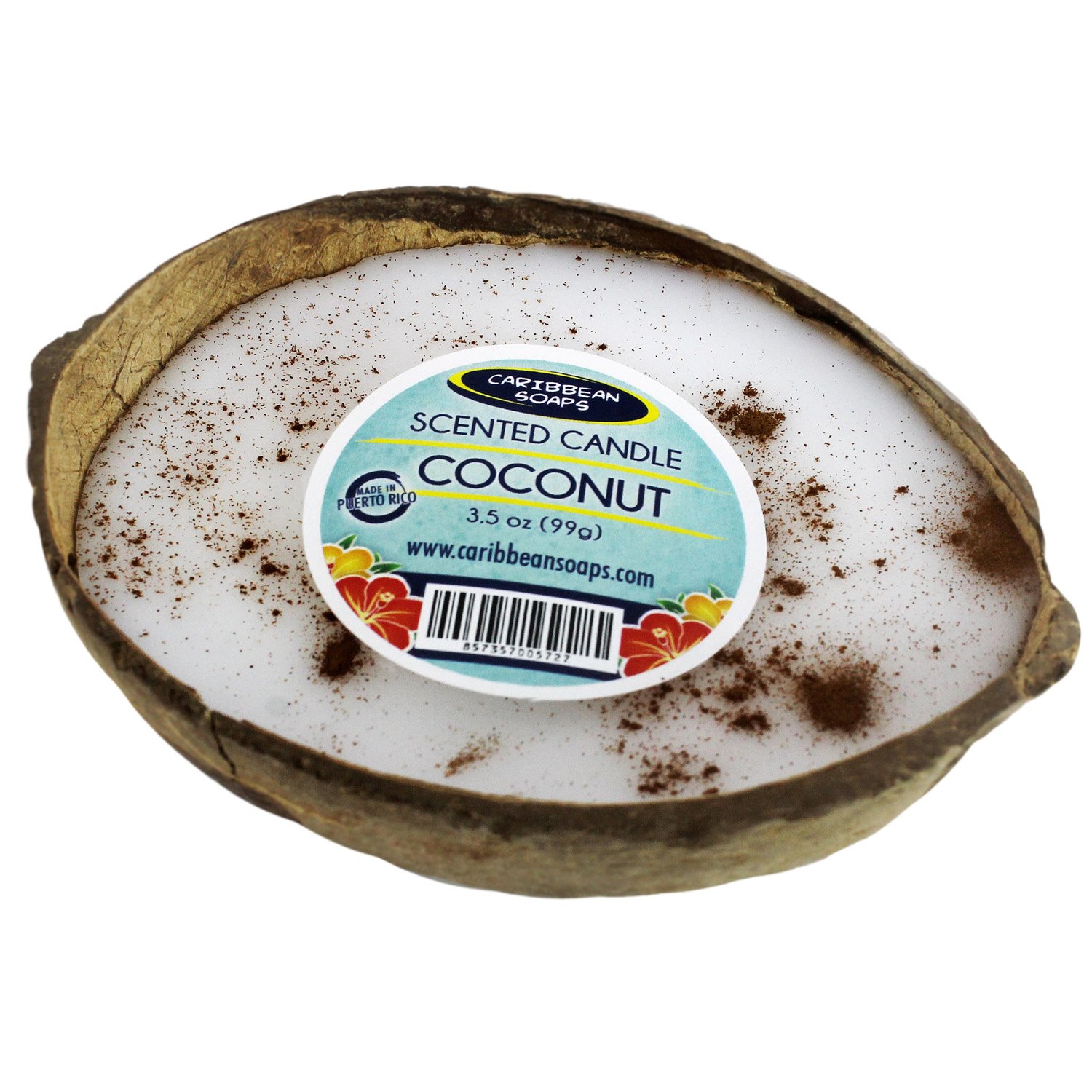 Caribbean Soaps - Coconut Candle - Coconut - 3.5 oz