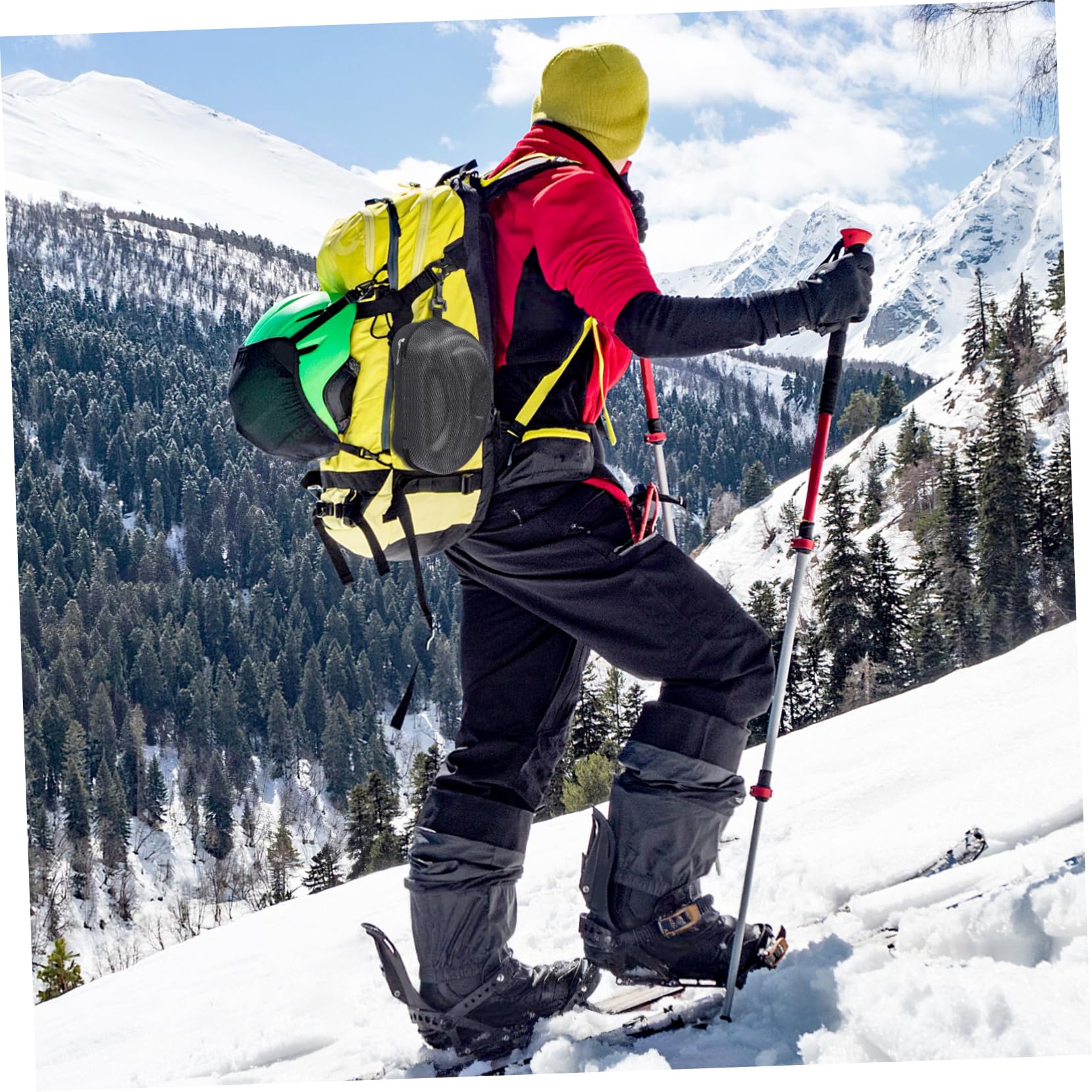 FOMIYES Ski Goggle Case Motorcycle Goggles Box Large Waterproof Zipper Closure for Skiing