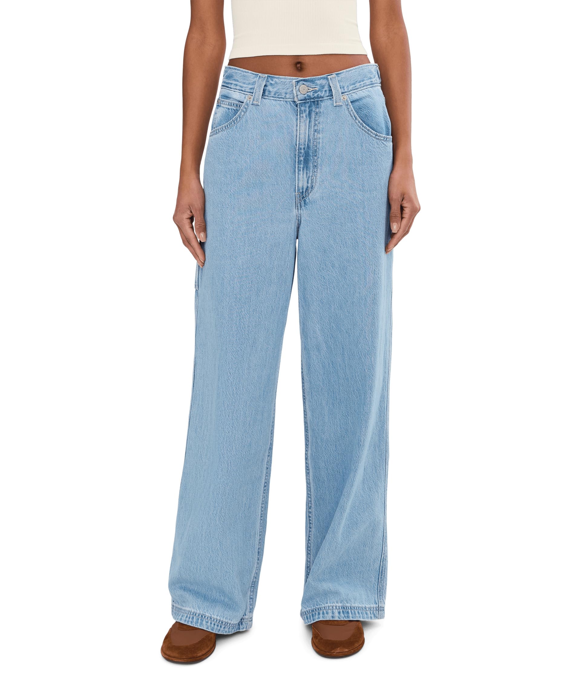 

                                                    Levi's Women's Cinch Baggy Carpenter Pants, (New) 