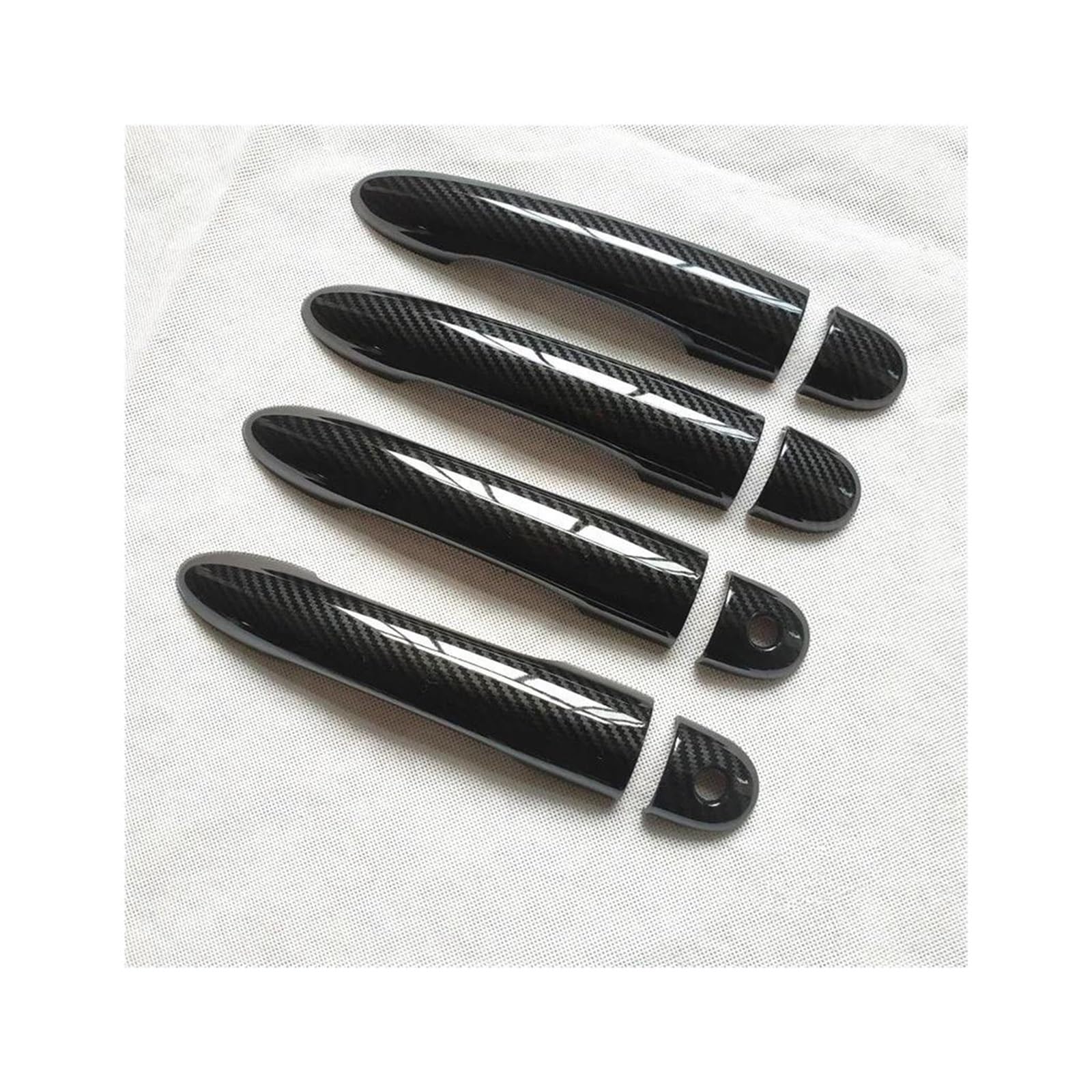 NVNZMFPPW Accessories for Renault for Megane 2 Ii MK2 Accessories Door Handle Cover Trim Handles Covers Plastic Imitation Carbon Fiber(C2)