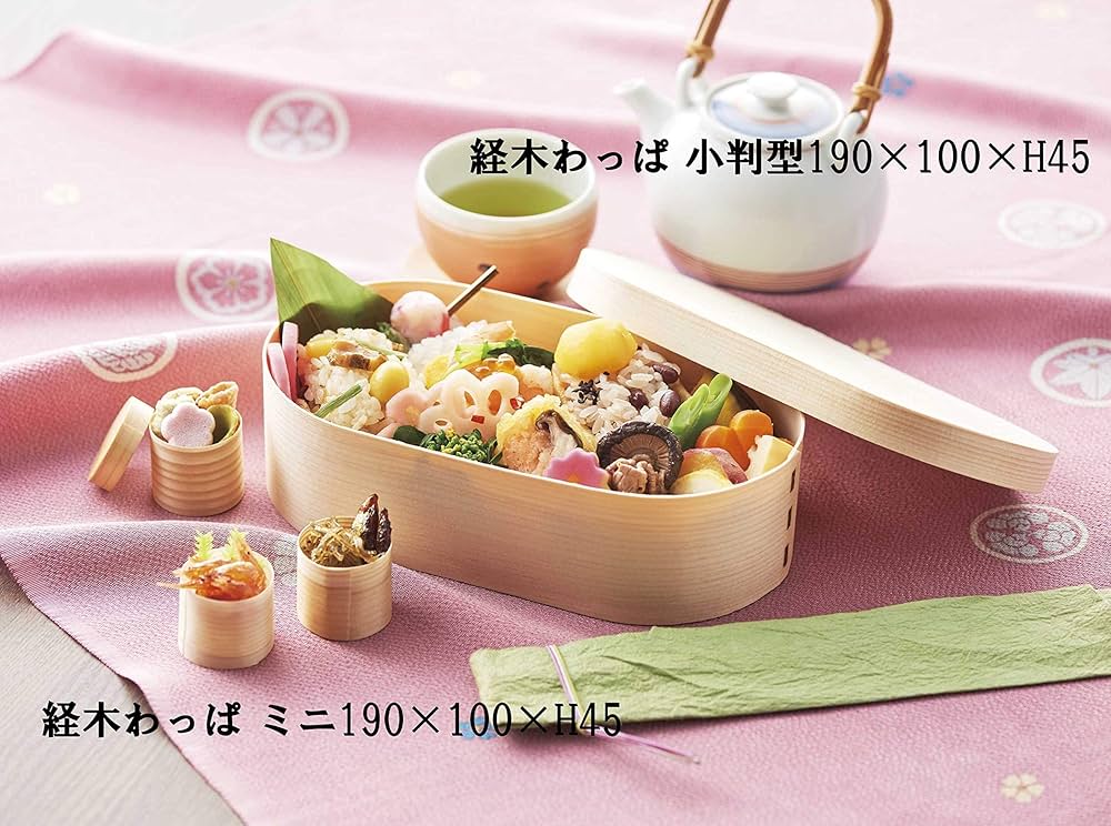 松経木曲げわっぱ 使い捨て弁当箱 40個セット 松経木曲げわっぱ 使い捨て弁当箱 40個セット