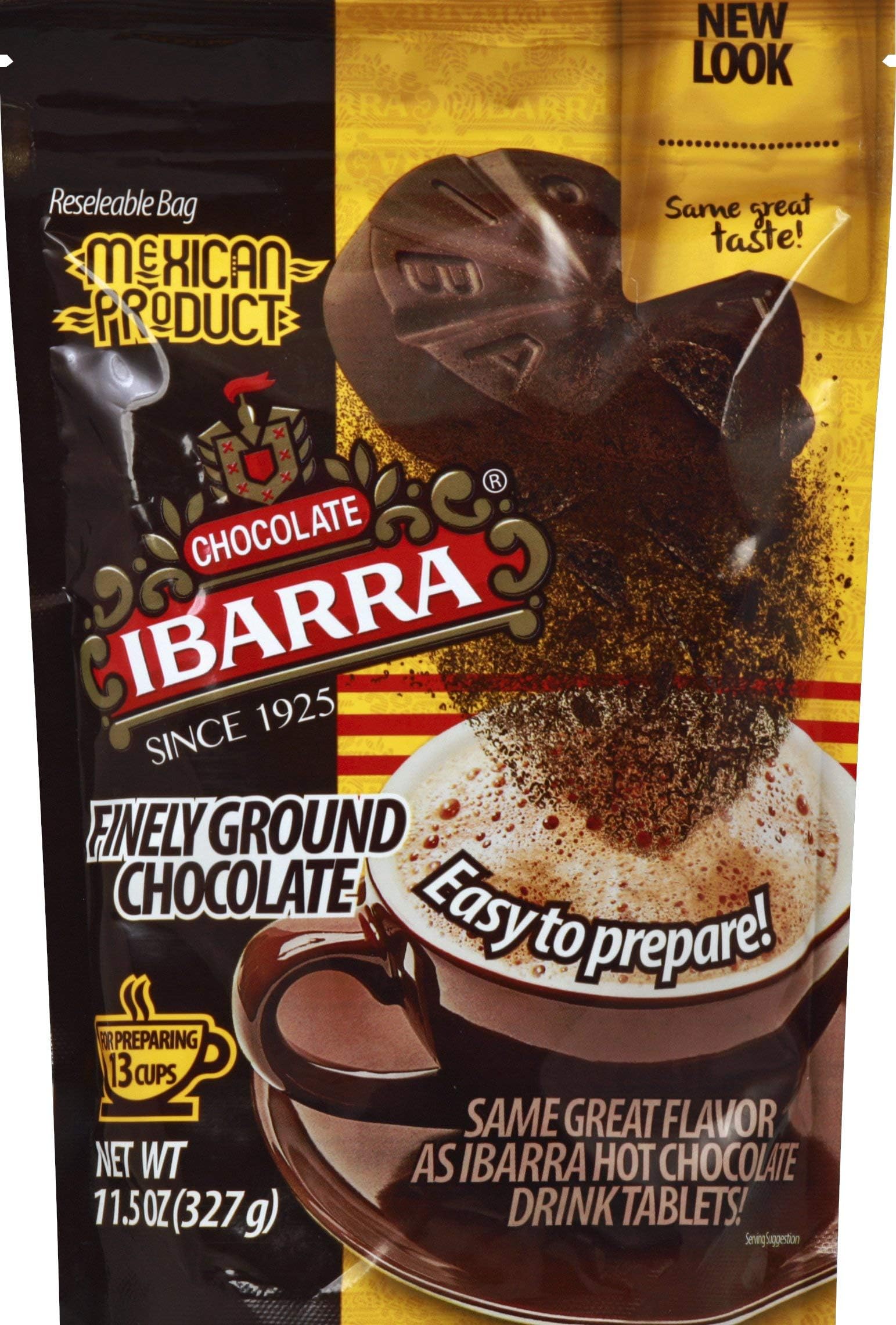 MEXICAN CHOCOLATE POWDER HOT COCOA MIX RESEALABLE BAG 11.5 OZ - 0030467000361
