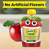Vista 59 de Mott's Paquete Variado de Puré de Manzana Sin Azúcar Añadido, 4 Sabores – Manzana, Fresa, Canela y Arándano, Hecho de Fruta Real, Sin Sabores