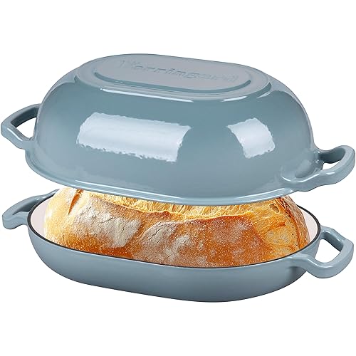 Enameled Cast Iron Sourdough Bread Oven, Dutch Oven, Loaf Cast