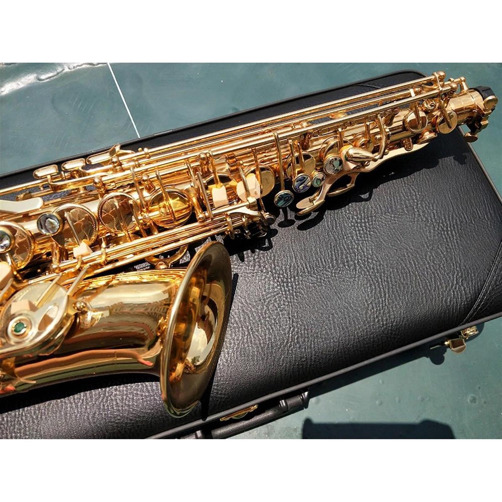 Saksofon Altowy E-flat Instrument Muzyczny Profesjonalne Wykonanie Z Ustnikiem W Obudowie profesjonalny Saksofon (Color : Cloth Case)