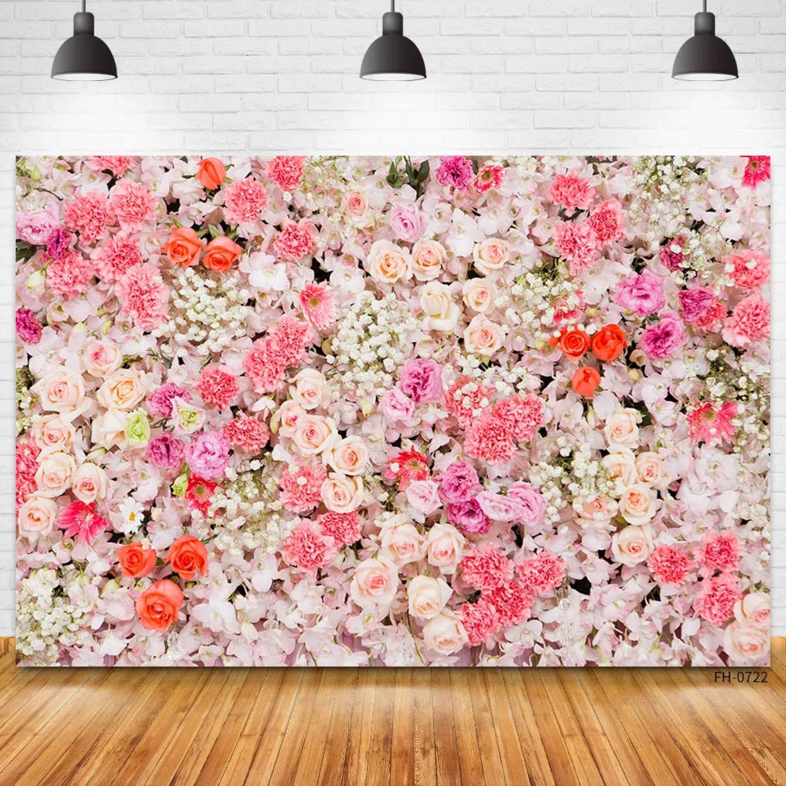 Decorazione Di Nozze Sfondo Rosa Fiore Bambino Neonato Festa Di Compleanno Ritratto Principessa Fotografia Fondali Per Studio Fotografico