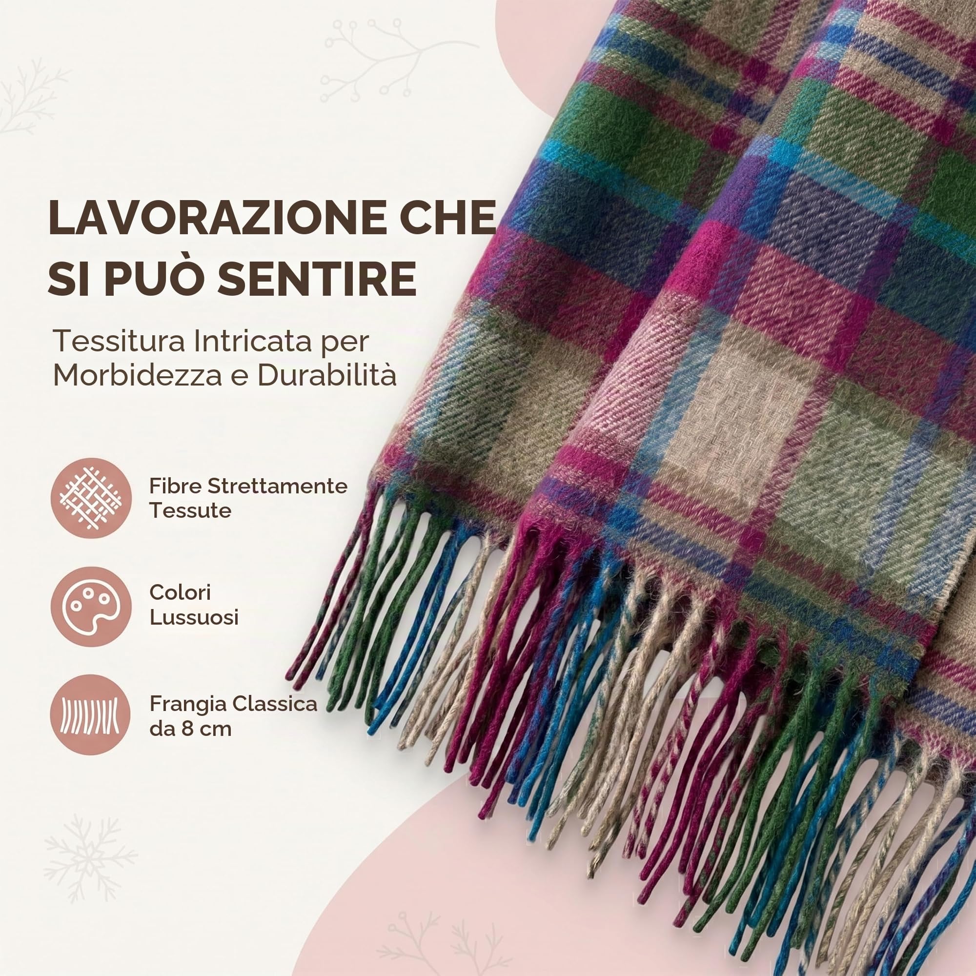 Heritage Traditions Sciarpe, scialli, scialli e involucri in 100% pura lana tartan