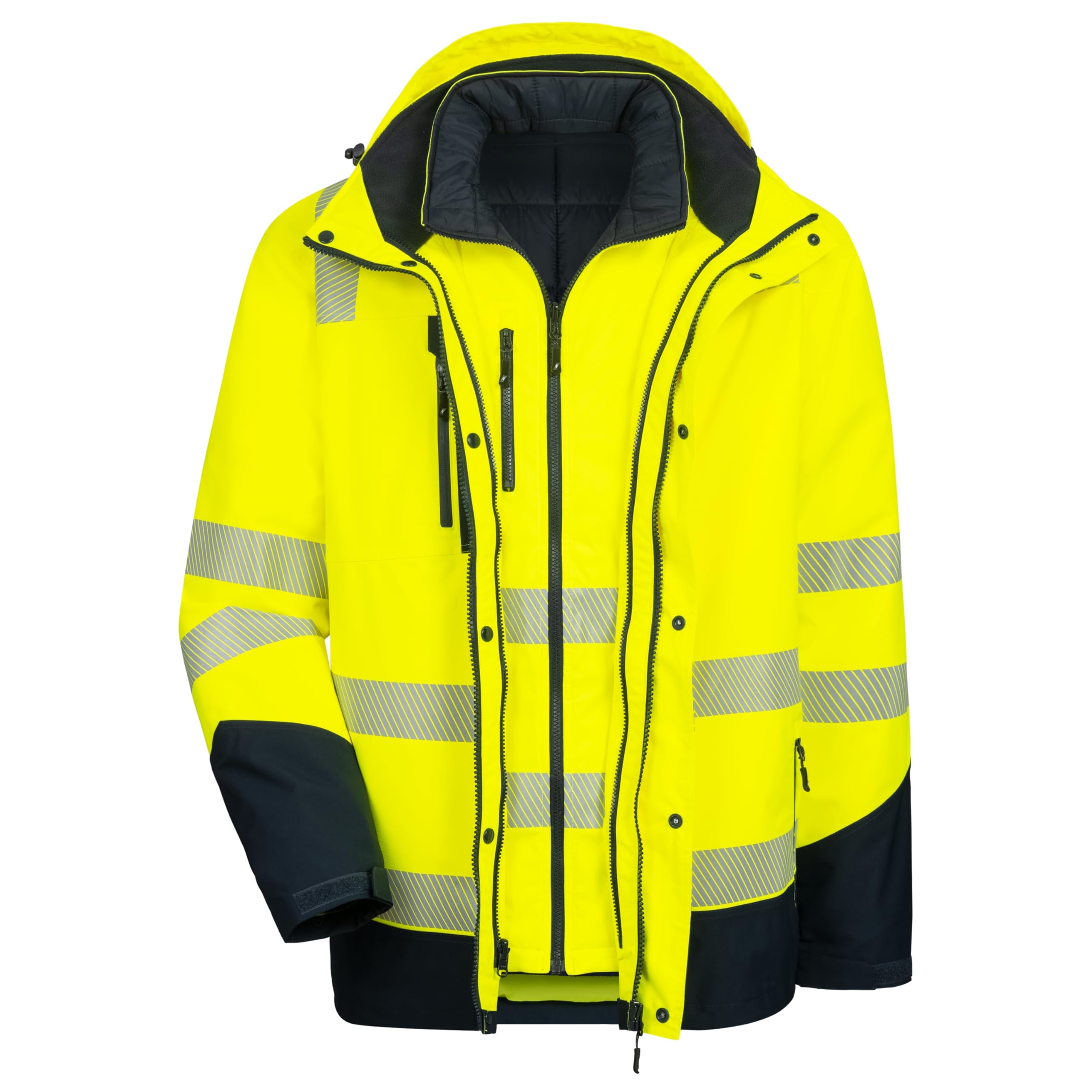 Nitras Ochrona ostrzegawcza kurtka zimowa 6 w 1 Motion Tex Viz Plus