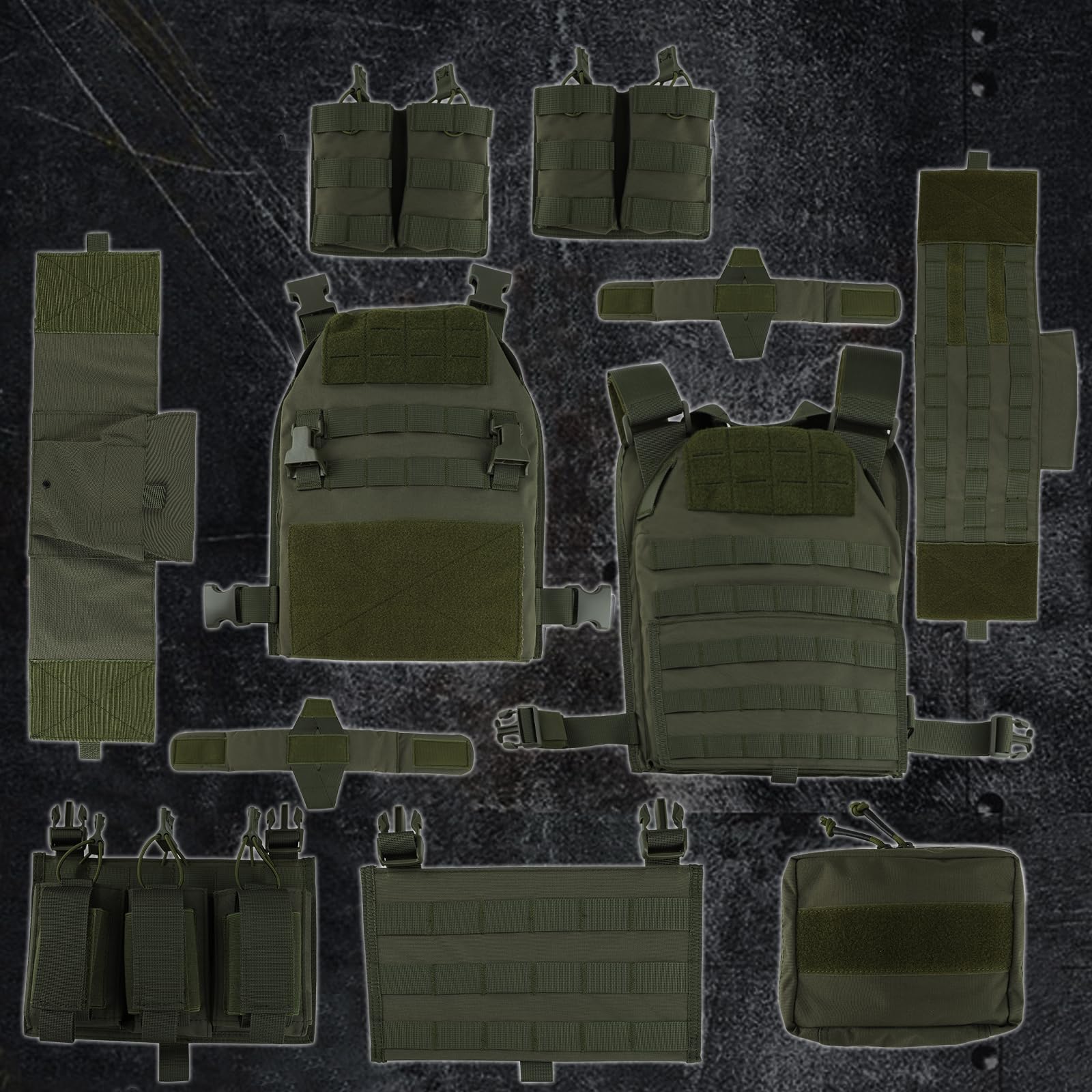 Tactical Vest for Men Molle Security Airsoft Vest Adult