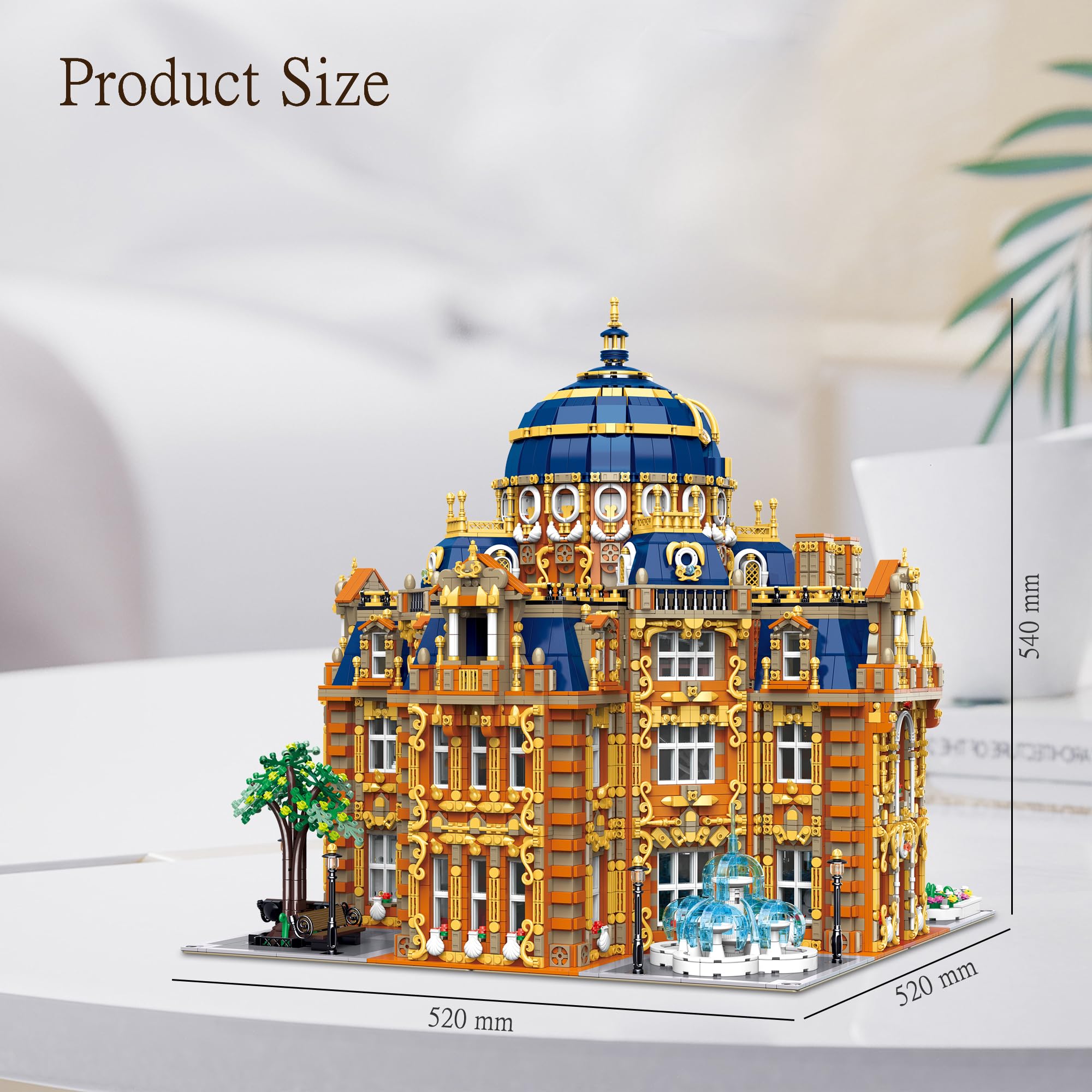 Astronomy Museum Building Set, 14000+ PCS Royal Construction Kit Museum, MOC Architecture in European Style, Compatible with Iego Architecture