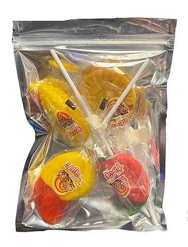 Miniatura 2 de Surtido de paletas de Tinajita de caramelo mexicano Sandia (sandía), mango, Elote (maíz), Piña (piña)