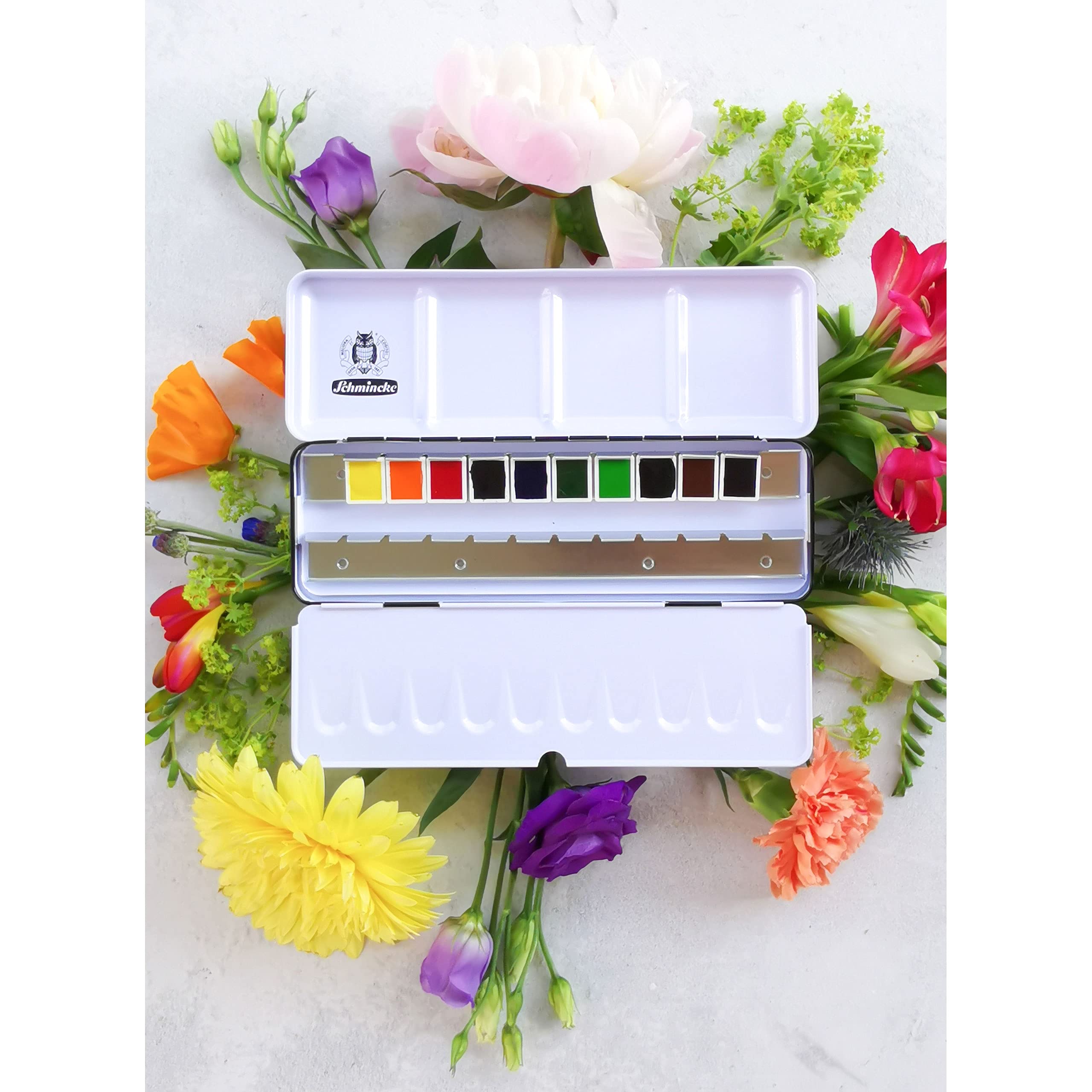 Schmincke Horadam - Jungle Vibes - Aquarellkasten 10 halbe Näpfchen 74 866 097