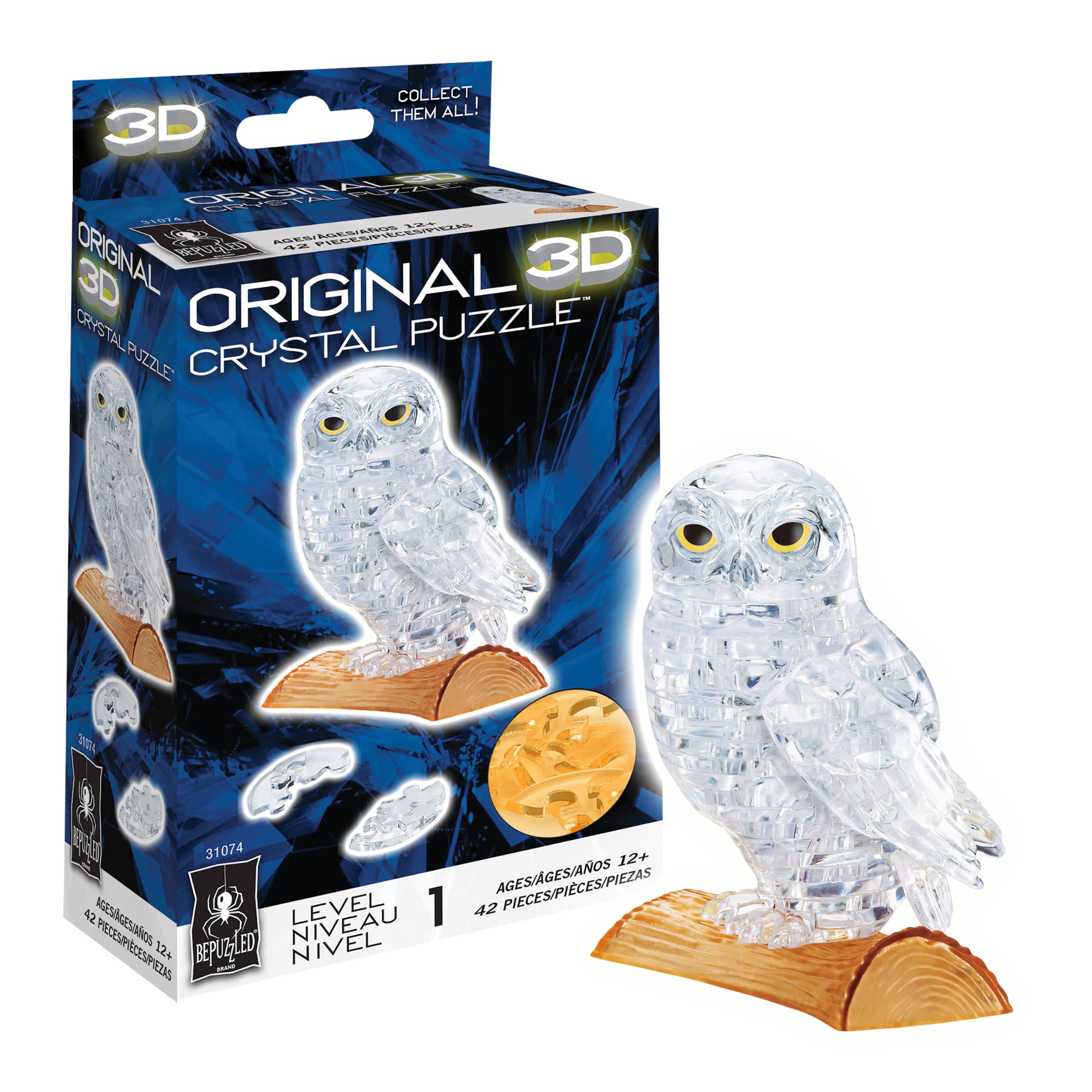 Amazon.com: BePuzzled | Owl Original 3D Crystal Puzzle, Ages 12