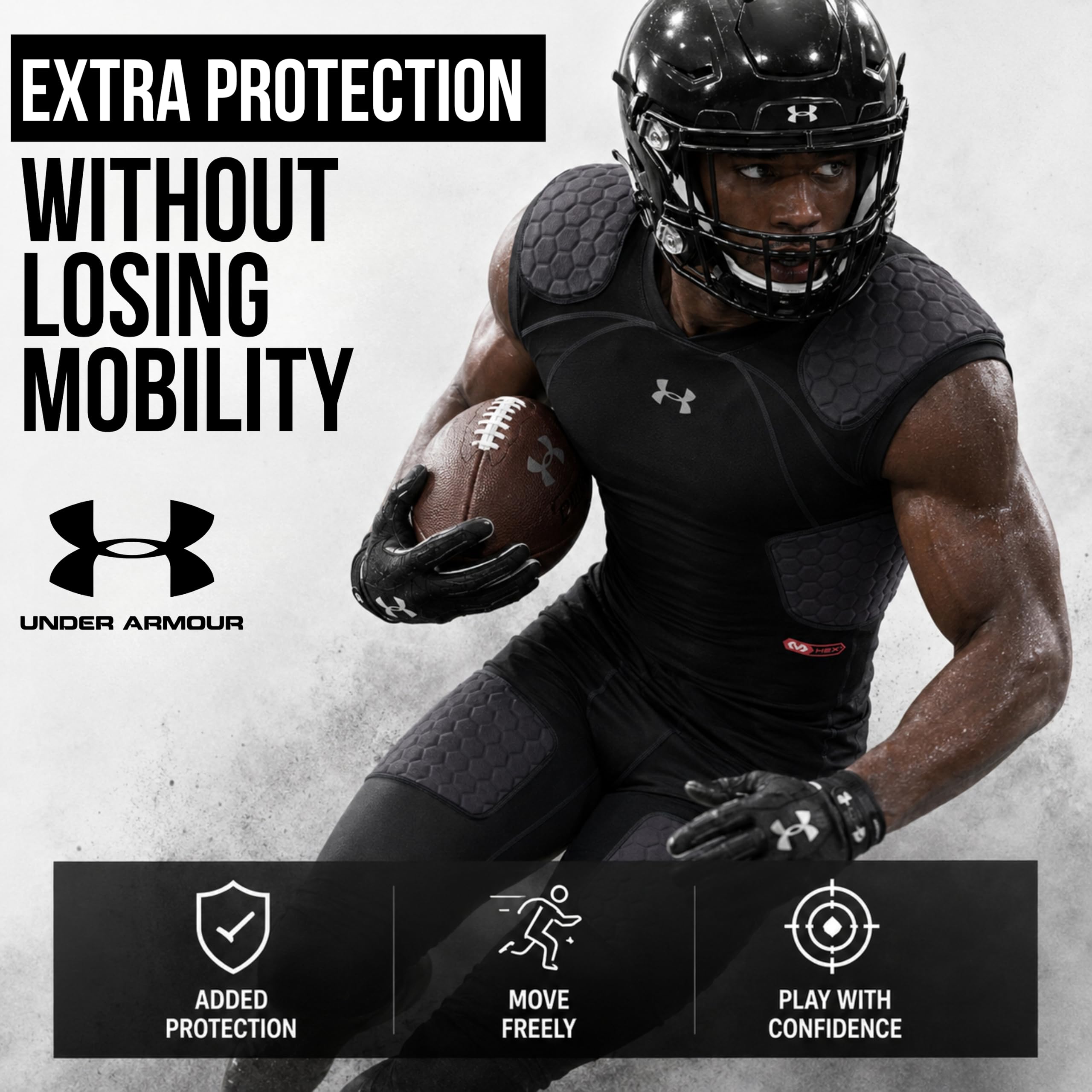 Under Armour Gameday Armour Pro - Camiseta de fútbol Unisex Adulto