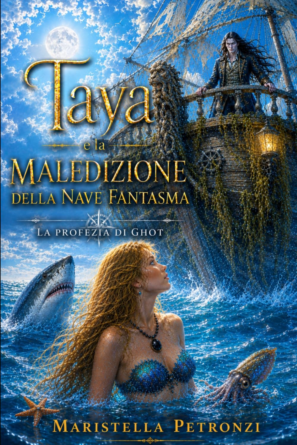 Taya e la maledizione della nave fantasma. La profezia di Ghot: libri fantasy di sirene. Libri bambini