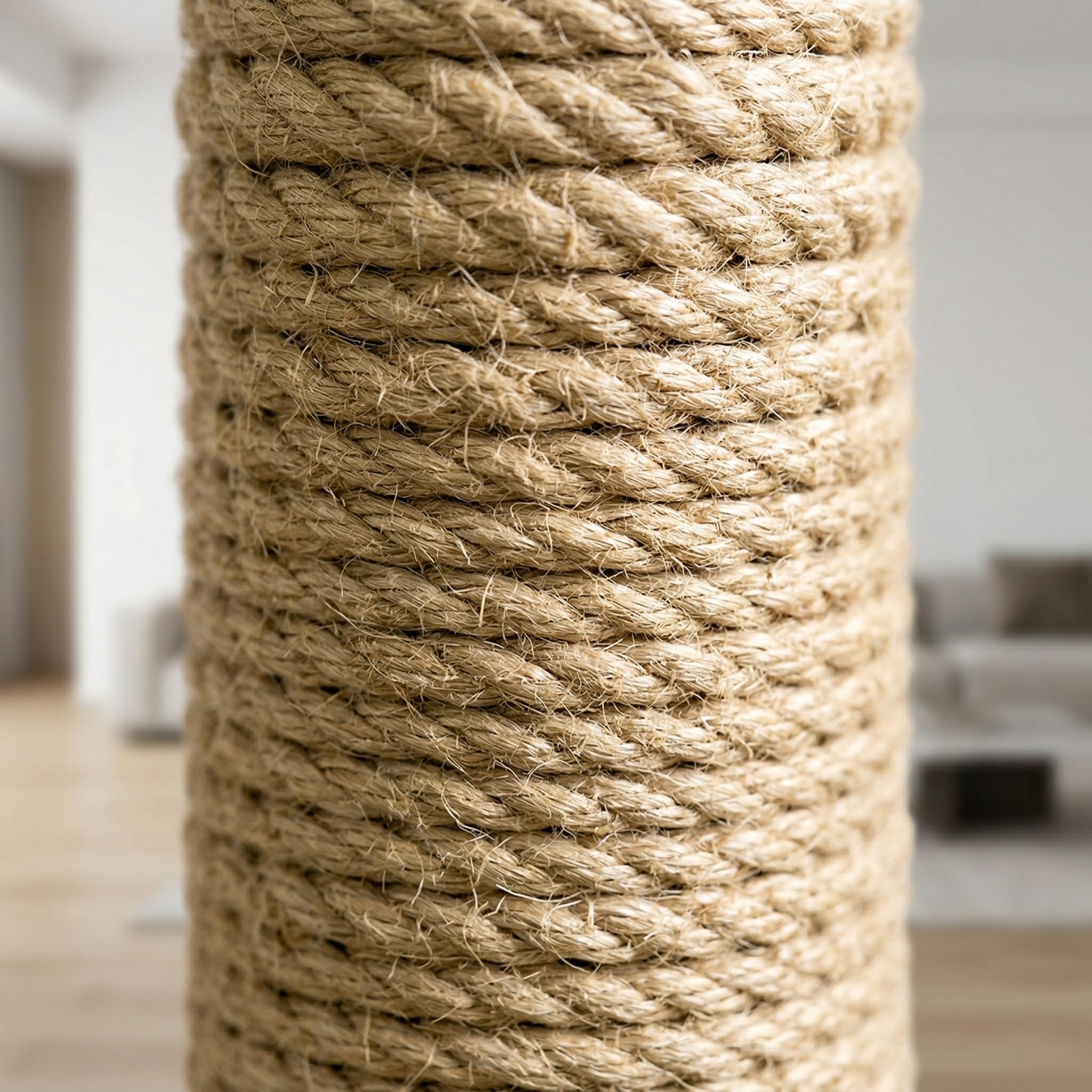 Kratzsäule Katze,Kratzstamm mit Baumelnder,Kugel 80 cm Hoch,Kratzbäume mit Premium-Sisalseil für Indoor-Kätzchen und Katzen