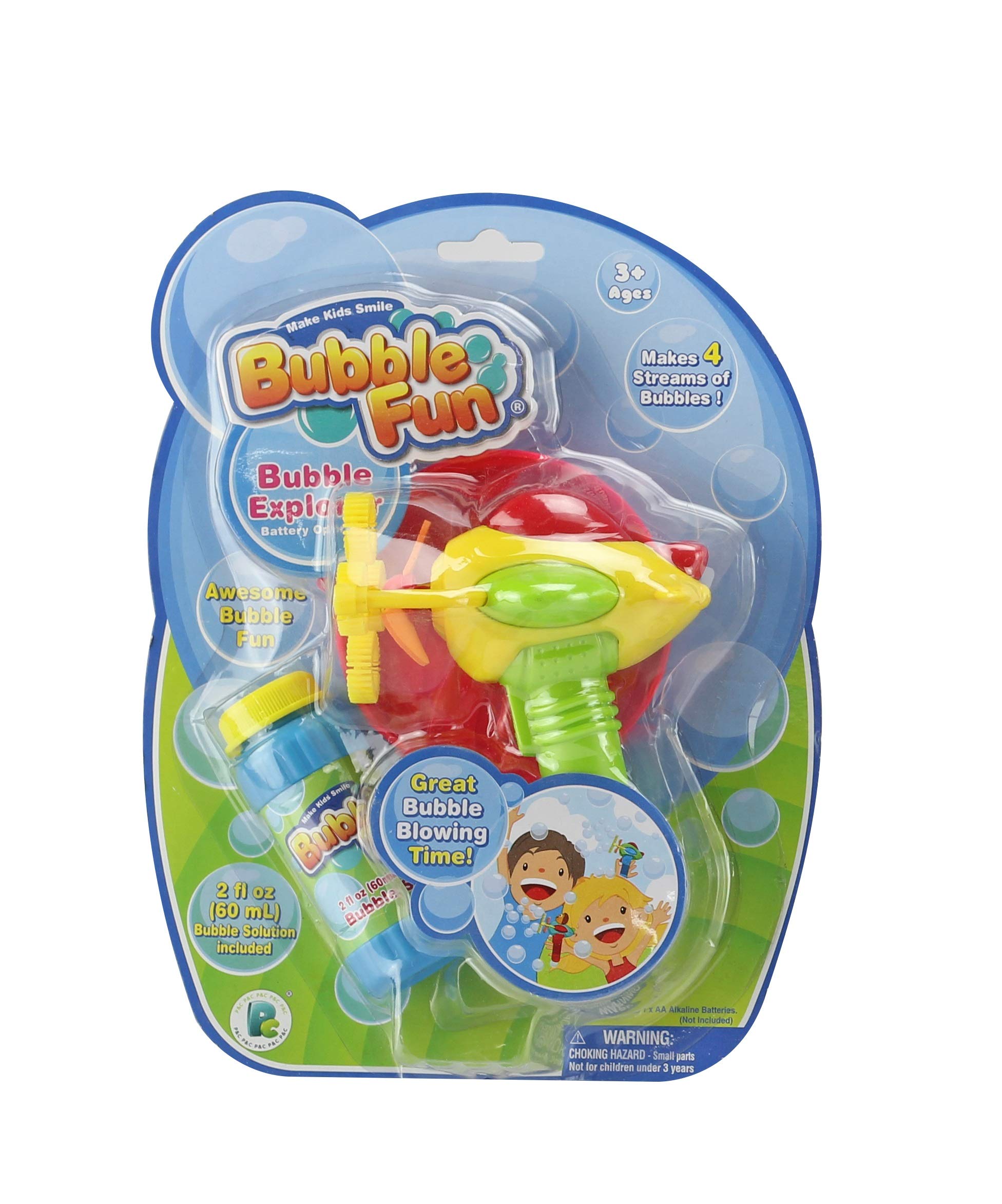PJ Power Joy Power Joy Bubble Aeroplane Blister Battery Operated, Dhobb10057