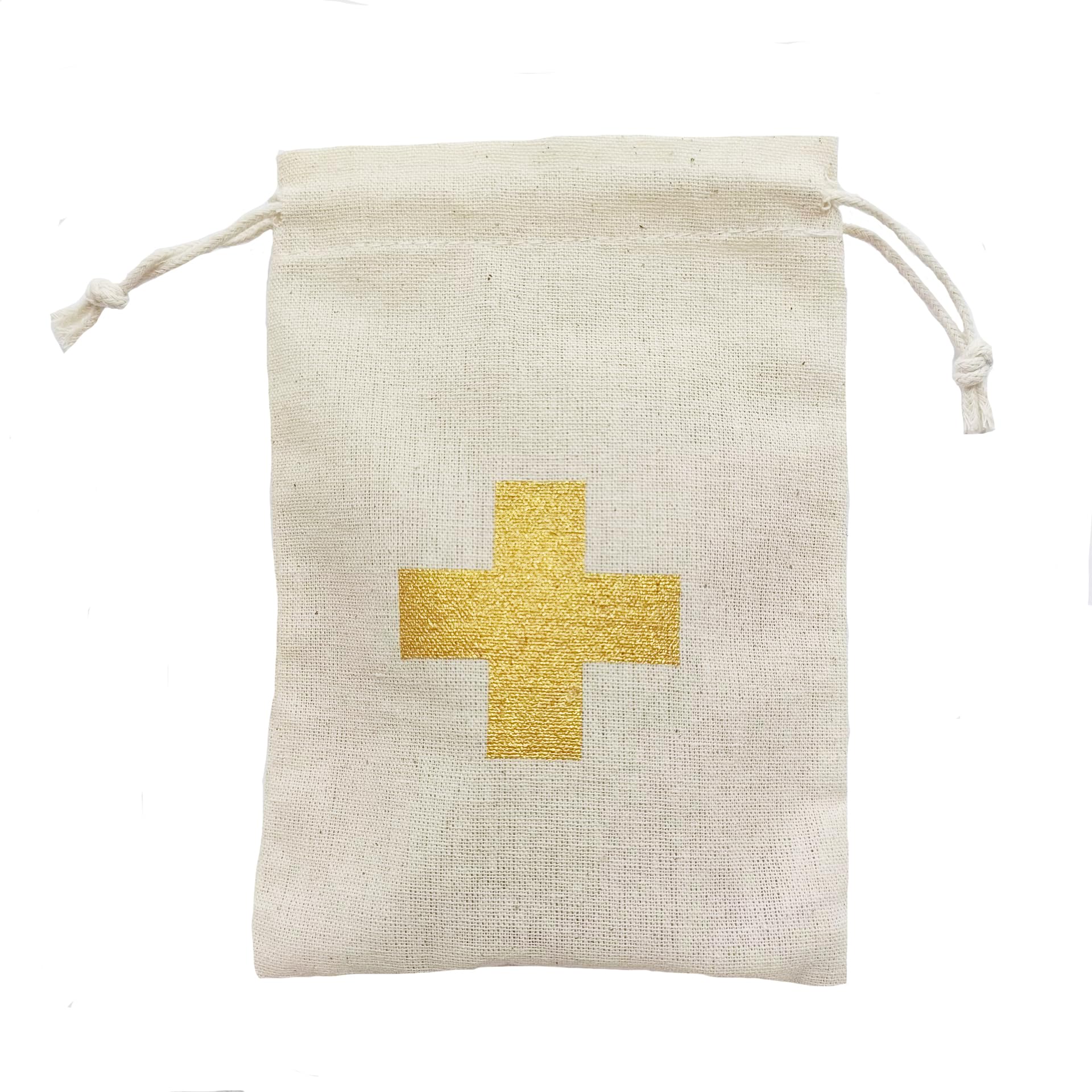 Generic 12 Pcs Bulk Hangover Kit Bags,Bachelorette Party Favor Holder Bags,Mini Drawstring Hangover Kit Pouches, 4x5.5 inches, off white