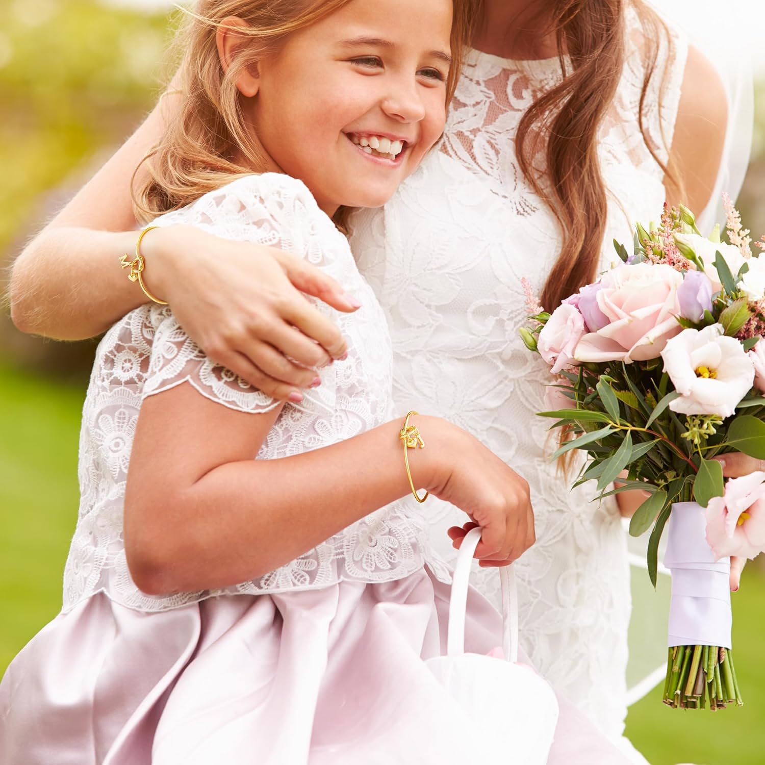 M MOOHAM Valentines Gifts for Her Teen Girls - Knot Initial Bracelets for Women Bridesmaids Proposal Gift Bridesmaid Gift Heart Initial Bracelet Friendship Bracelets Valentines Gifts for Women Sister - Image 9