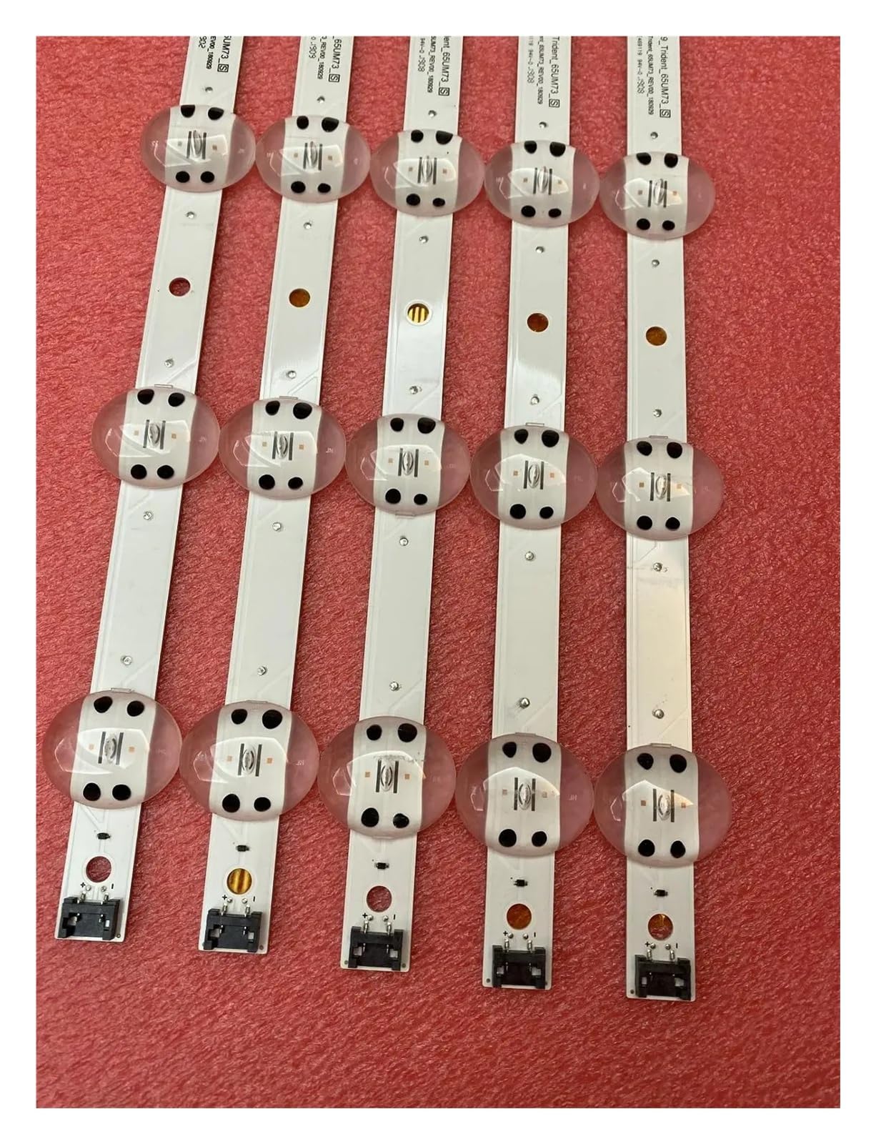 Tira De Retroiluminación LED For Modelos 65" 65UN7100PSA, 65UM7340PVA, 65UM7400PTA, 65UM7400PLB,Compatible For Y19_Trident_ 65UM73_S(5pcs set For 1 TV)