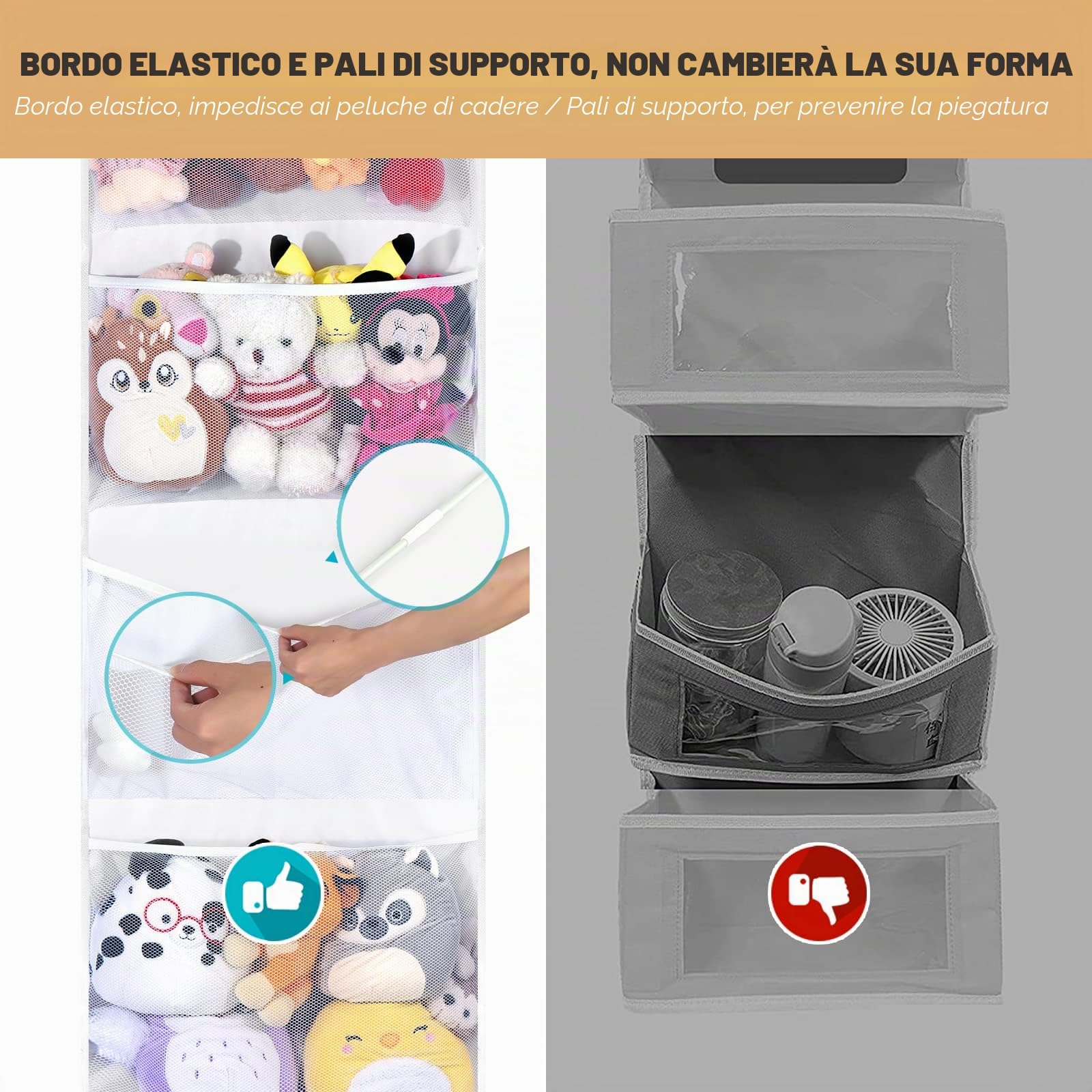 Organizzatore Per Portaoggetti Per Animali Di Peluche Rete Per Animali Di Peluche O Amaca Organizzatore Per Appendere Per Camera Letto Bagno Scuola Materna Camera Dei Bambini Giocattolo Amaca A Rete