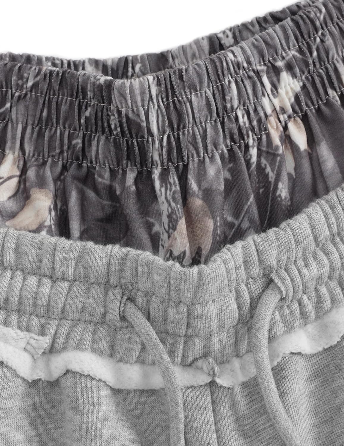 Aelfric Eden Baggy Wide Leg Sweatpants for Women Men Double Waist Camo Elastic Waisted Lounge Pants with Pockets - Image 3