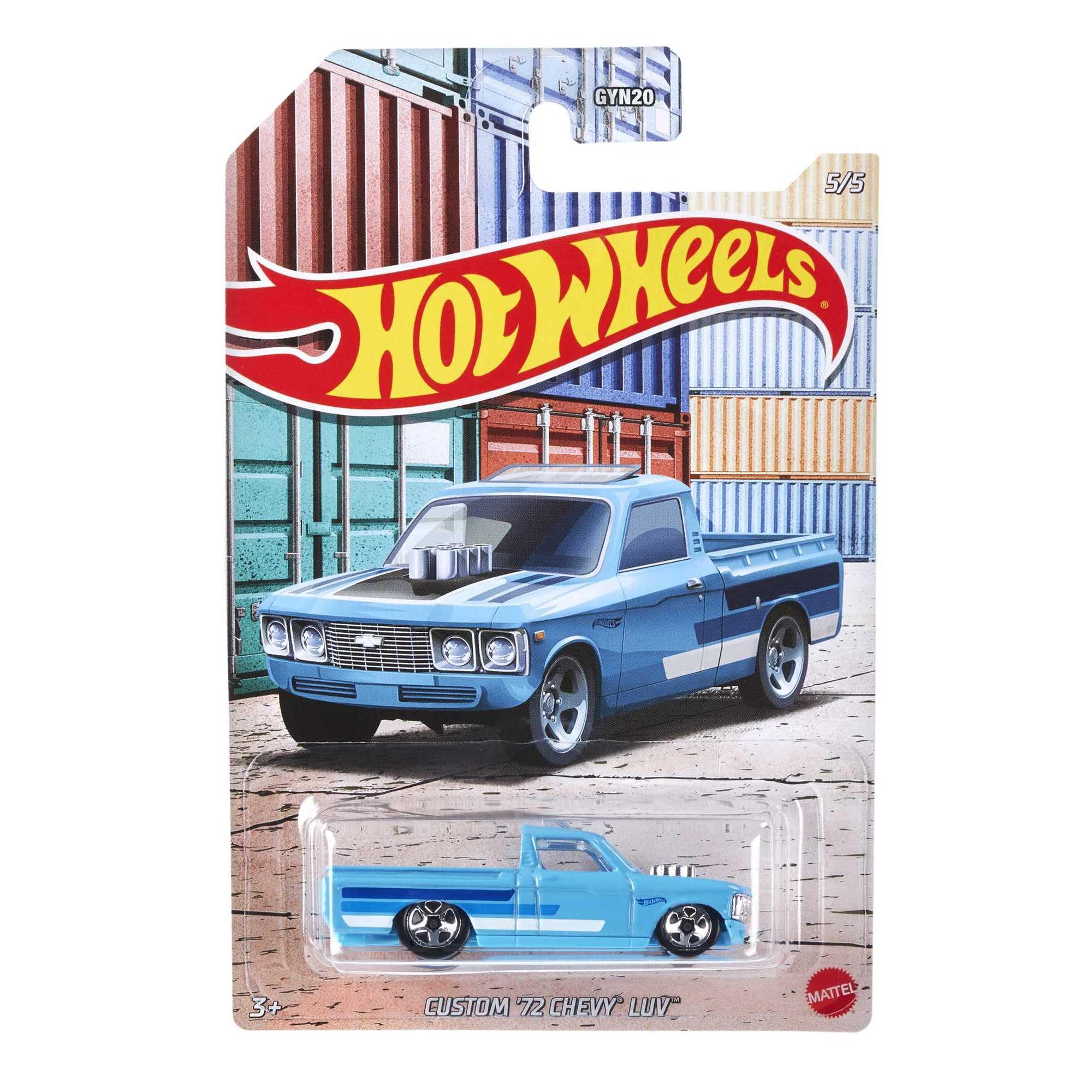 Hot Wheels Custom '72 Chevy Luv Vehicle 1:64 Scale Car, Gift for Collectors & Kids Ages 3 Years Old & Up