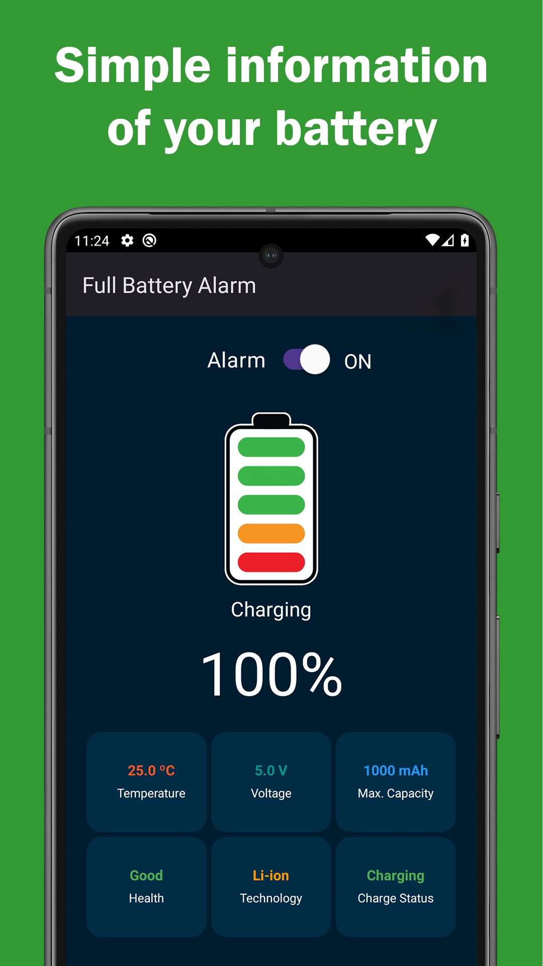Full Battery Alarm-Amazonアプリストアのアプリ