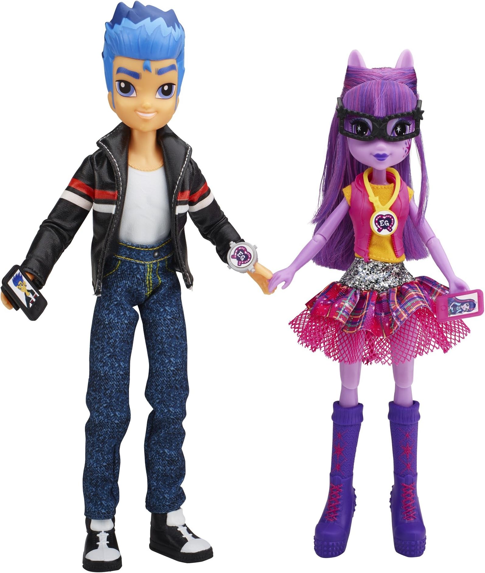 Toy - Equestria Girls - Twilight Sparkle and Flash Sentry Deluxe Fashion Doll 2-Pack