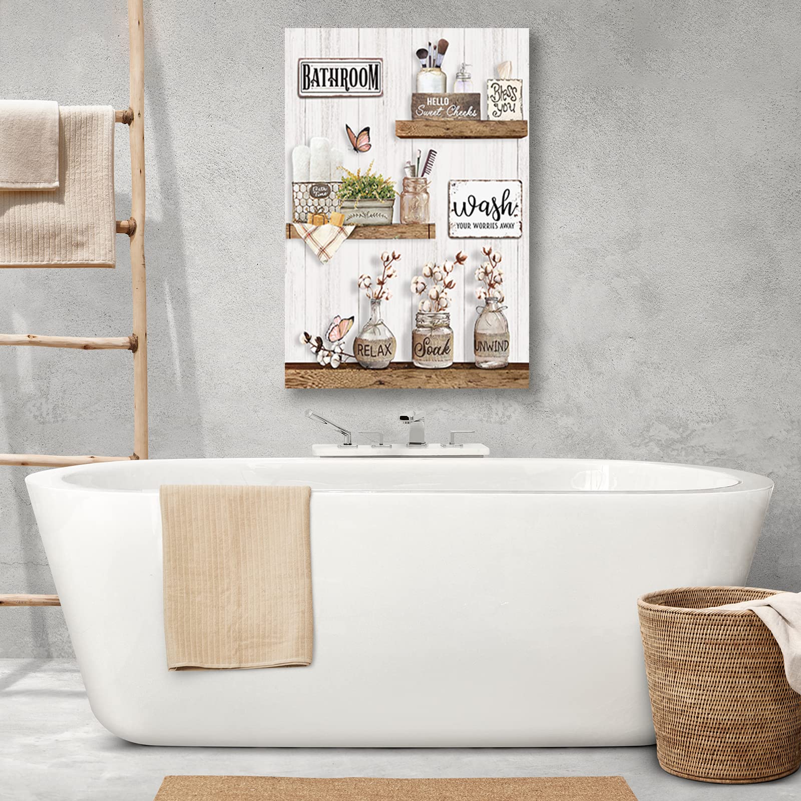 Country Bathroom Wall Borders Funny Bathroom Decor Wall Art Bathroom