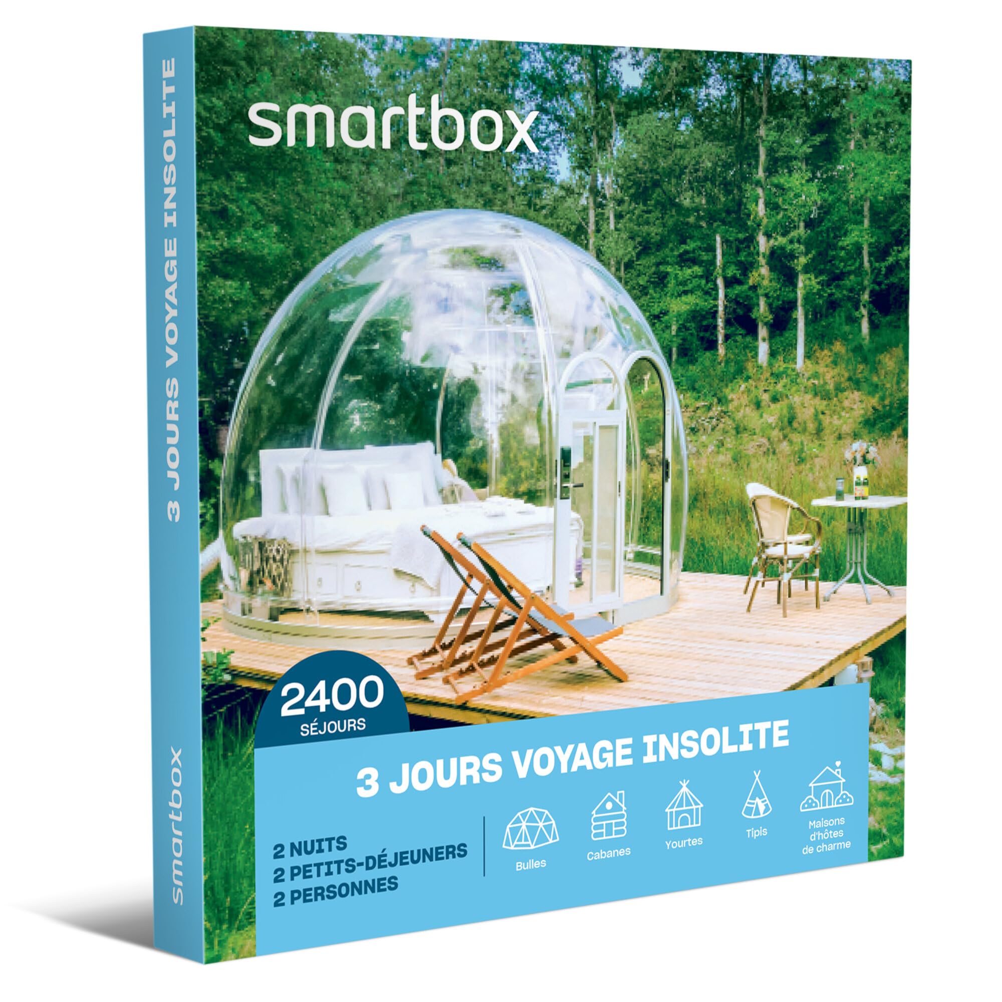 Smartbox - Geschenkset für Paare, originelle Geschenkidee für Zwei zur Auswahl aus 1.650 untypischen Aufenthalten