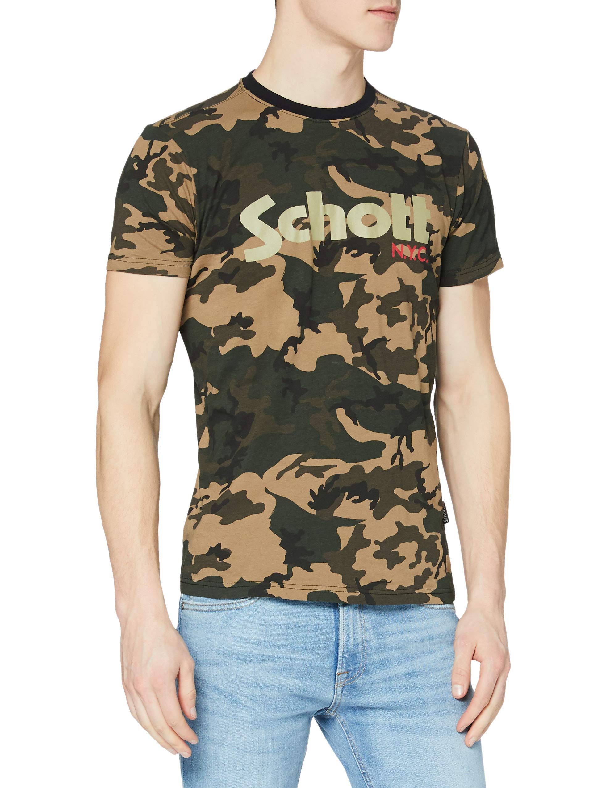 Schott NYC Men's Tslogo T-Shirt